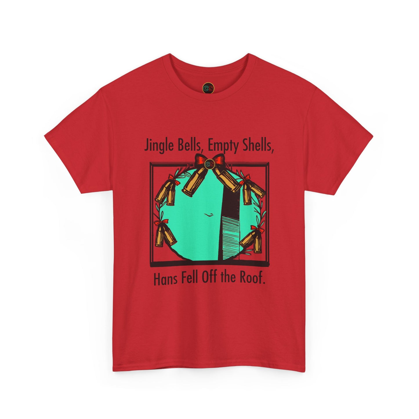 Jingle Shells Unisex Heavy Cotton Tee Cinema Siblings Episode Die Hard - Is Holly the Bad Guy?