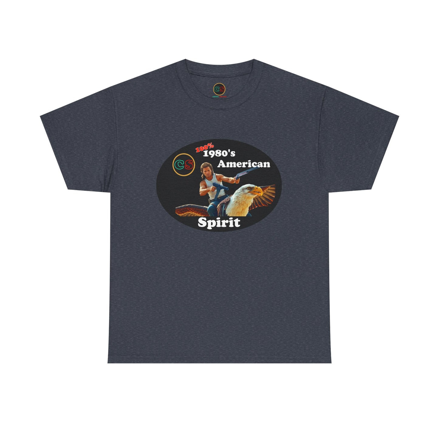 100% 1980s American Spirit Unisex Heavy Cotton Tee Cinema Siblings Episode Big Trouble in Little China - The MOST American Movie