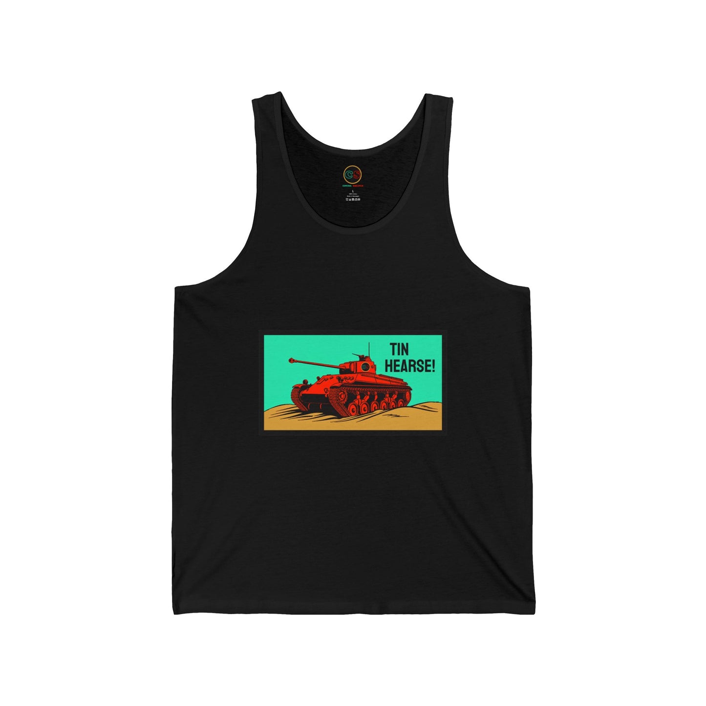 Tin Hearse! Unisex Jersey Tank Cinema Siblings Sahara (1942) - Moses or Aragon