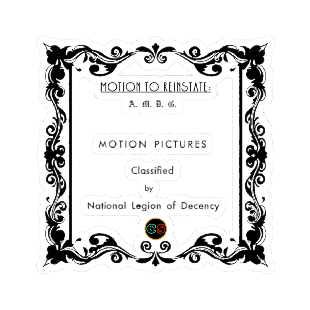 League of Decency - Cinema Siblings Stickers - Multiple Sizes - The Gay Gaze - How Hollywood Lost Touch with Audience Values