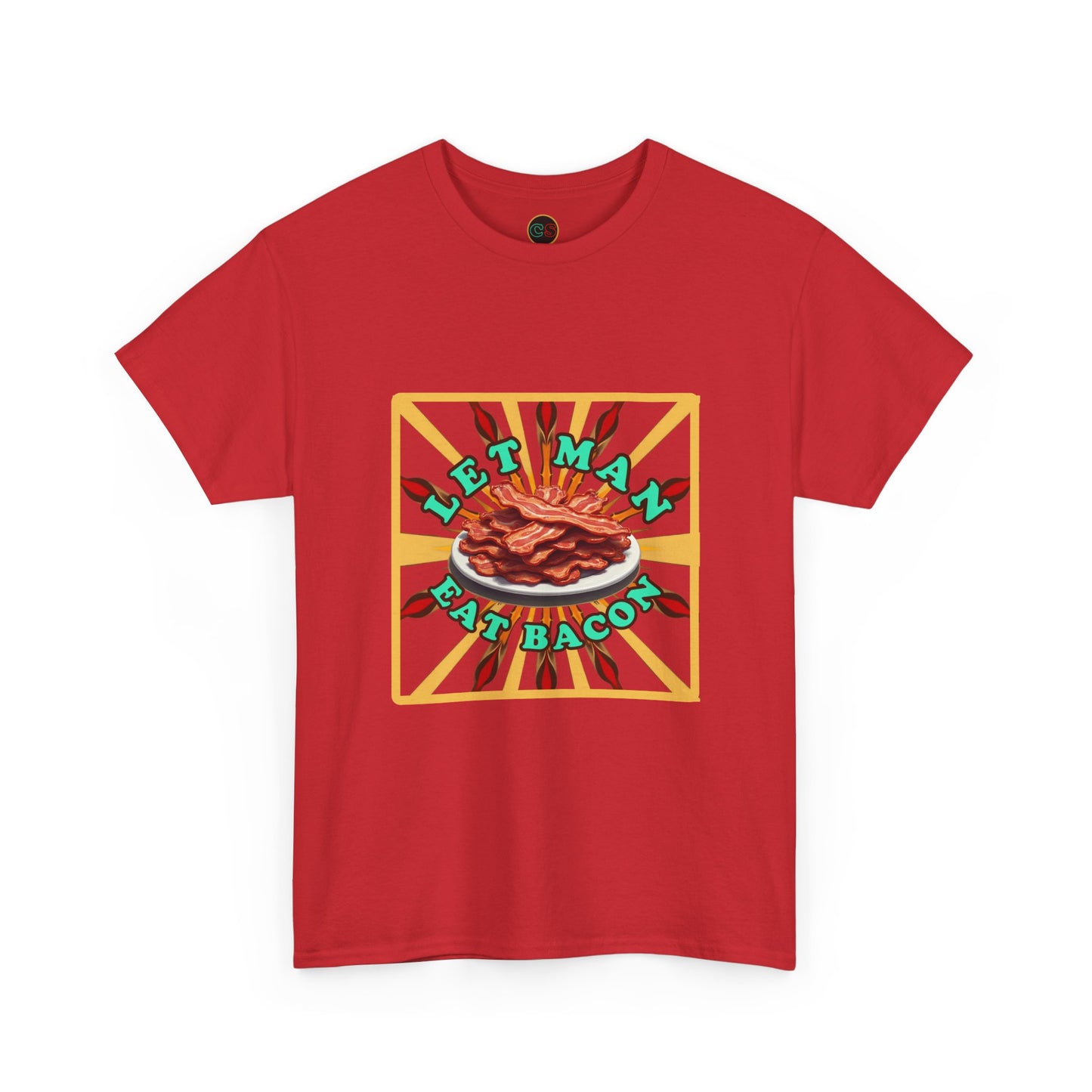 Let Man Eat Bacon - Unisex Heavy Cotton Tee Cinema Siblings - Stranger Things: Judging the Wheelers