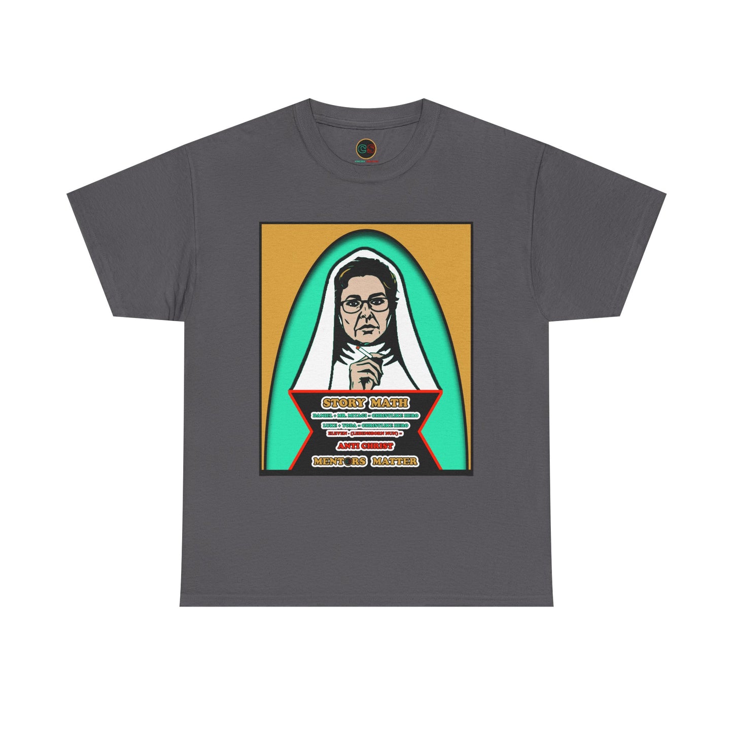 Mentors Matter - Unisex Heavy Cotton Tee Cinema Siblings - How Catholicism Could Have Saved Stranger Things