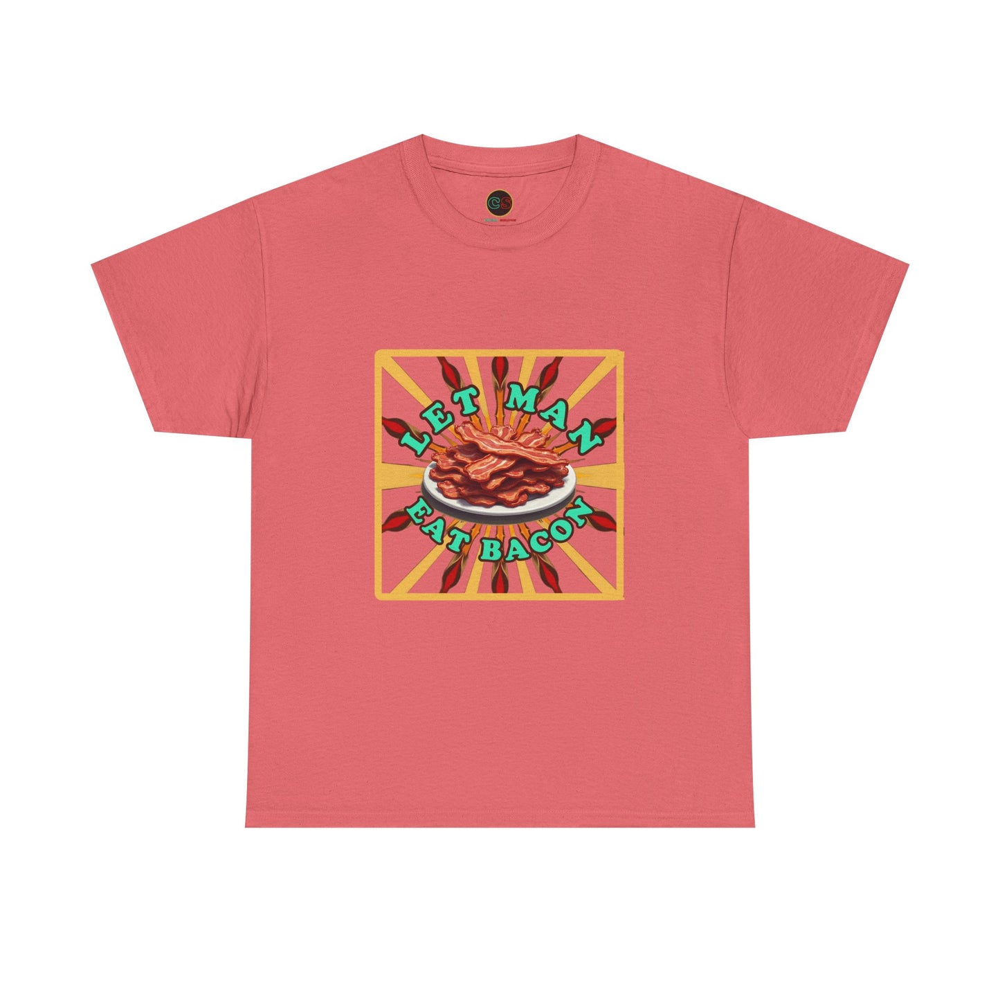 Let Man Eat Bacon - Unisex Heavy Cotton Tee Cinema Siblings - Stranger Things: Judging the Wheelers
