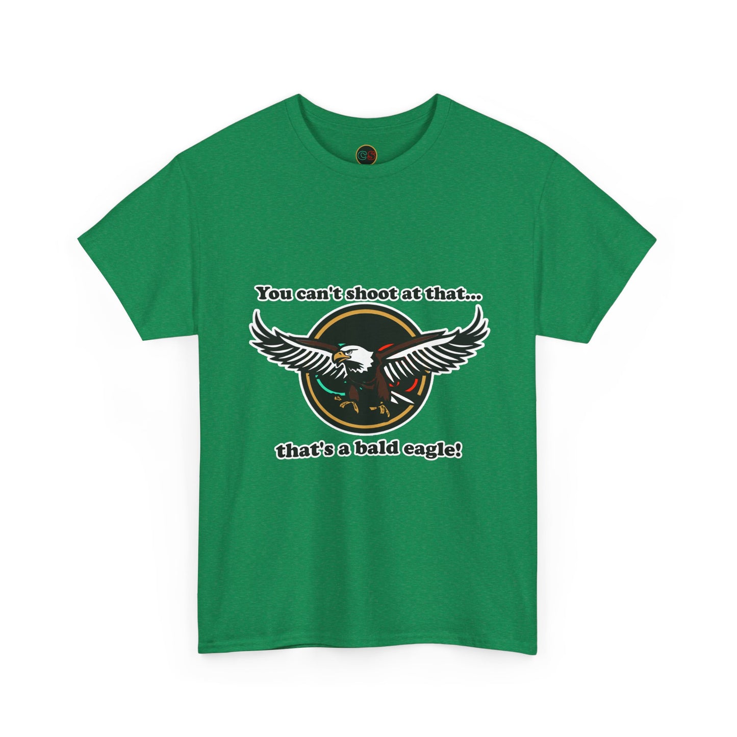 That's a Bald Eagle! Unisex Heavy Cotton Tee Cinema Siblings Peacemaker - Demeaning the Hero