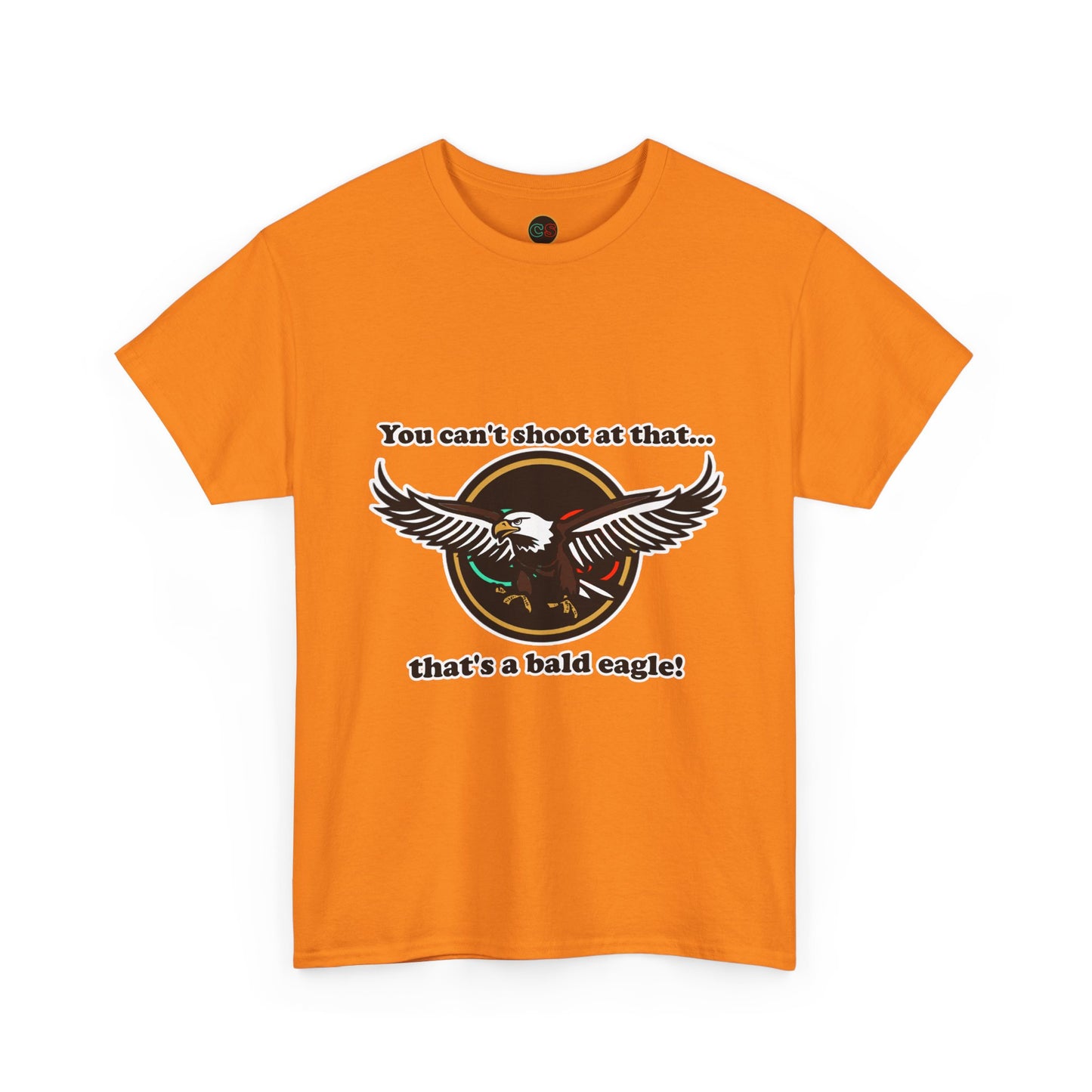 That's a Bald Eagle! Unisex Heavy Cotton Tee Cinema Siblings Peacemaker - Demeaning the Hero