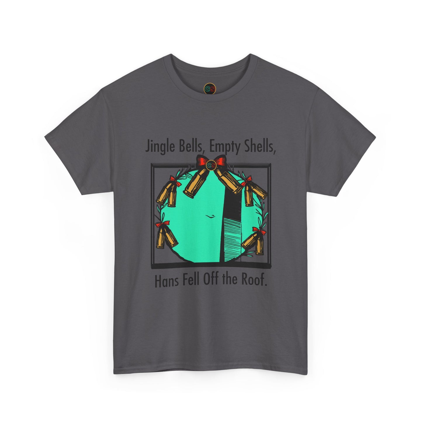 Jingle Shells Unisex Heavy Cotton Tee Cinema Siblings Episode Die Hard - Is Holly the Bad Guy?