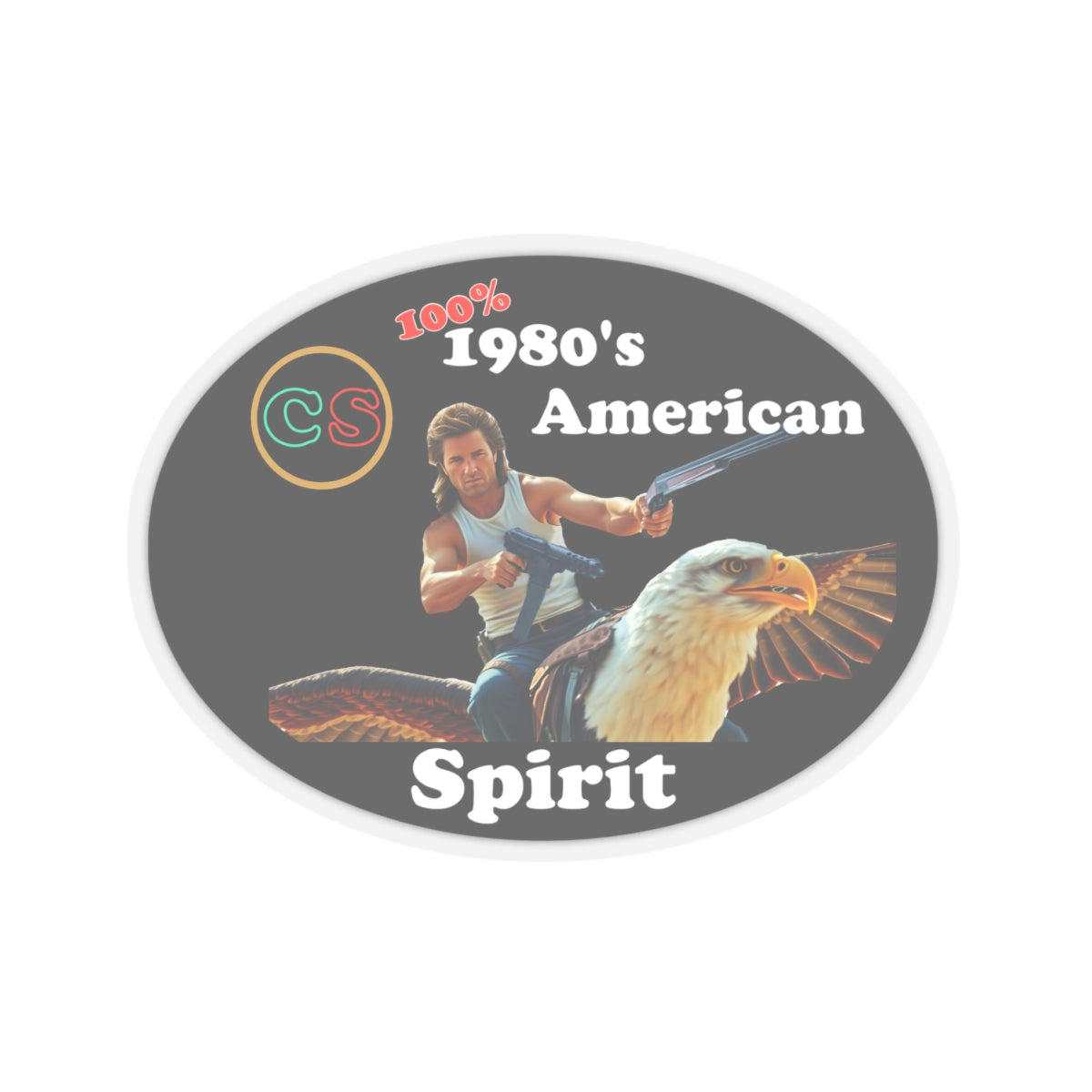 100% 1980s American Spirit Cinema Siblings Stickers - Multiple Sizes -  Episode Big Trouble in Little China - The MOST American Movie