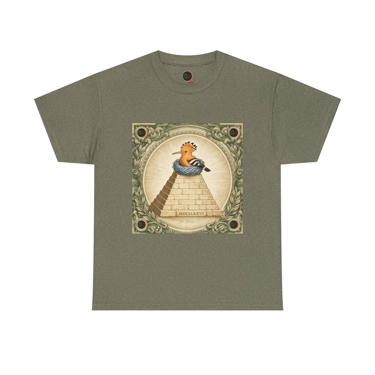 Tallit Blue Roost - Heavy Cotton Tee - Cinema Siblings - Woke Unmasked: The Intersectional Marxist Agenda to Destroy Western Culture