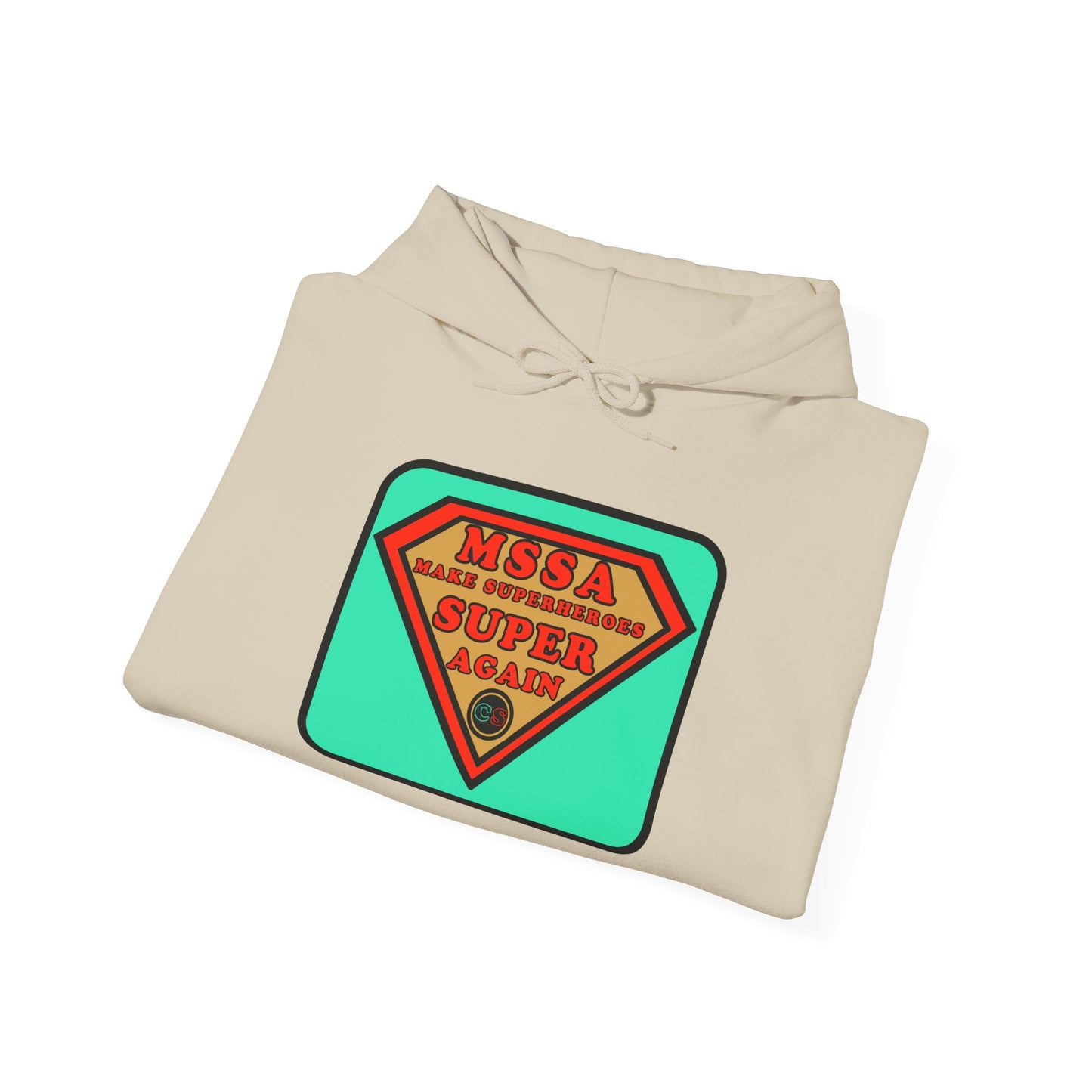 MSSA - Make Superheroes Super Again Hoodie Hooded Sweatshirt Cinema Siblings SUPERMAN: Donner, Snyder & Gunn - The Purpose of Power