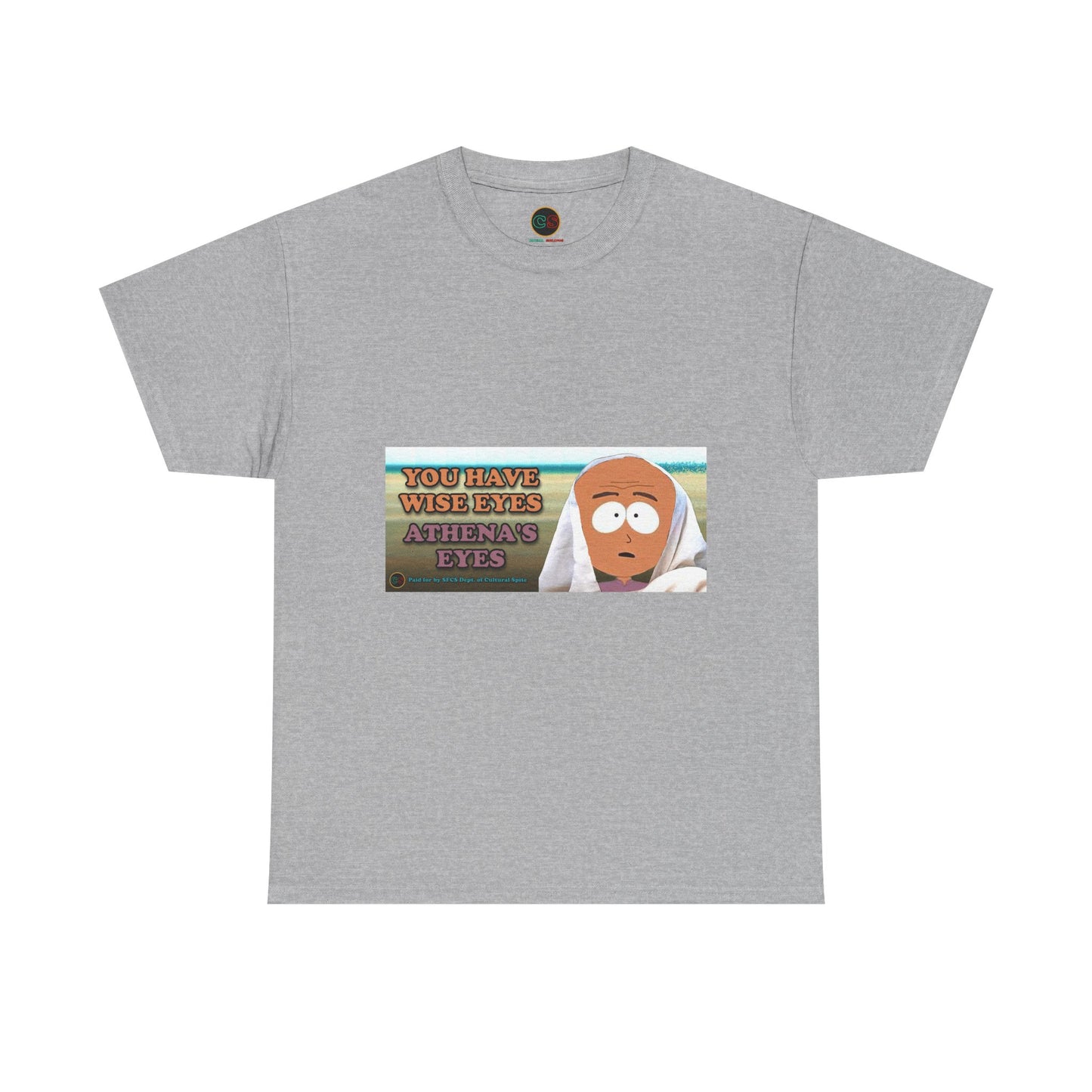 Athena's Eyes - Heavy Cotton Tee - Cinema Siblings - Nolan's XENIA is a LIE in his Orwellian Odyssey