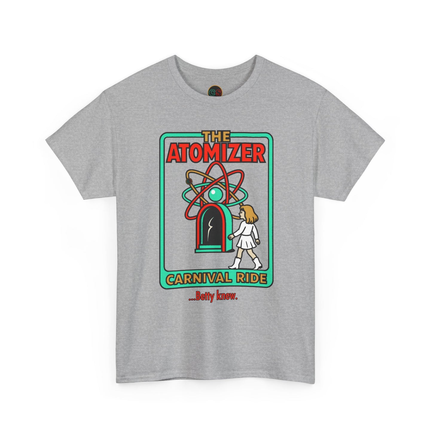 The Atomizer - Betty Knew - Unisex Heavy Cotton Tee - Splash, Mannequin & Weird Science 1980's Manic Pixie Dream Pygmalion