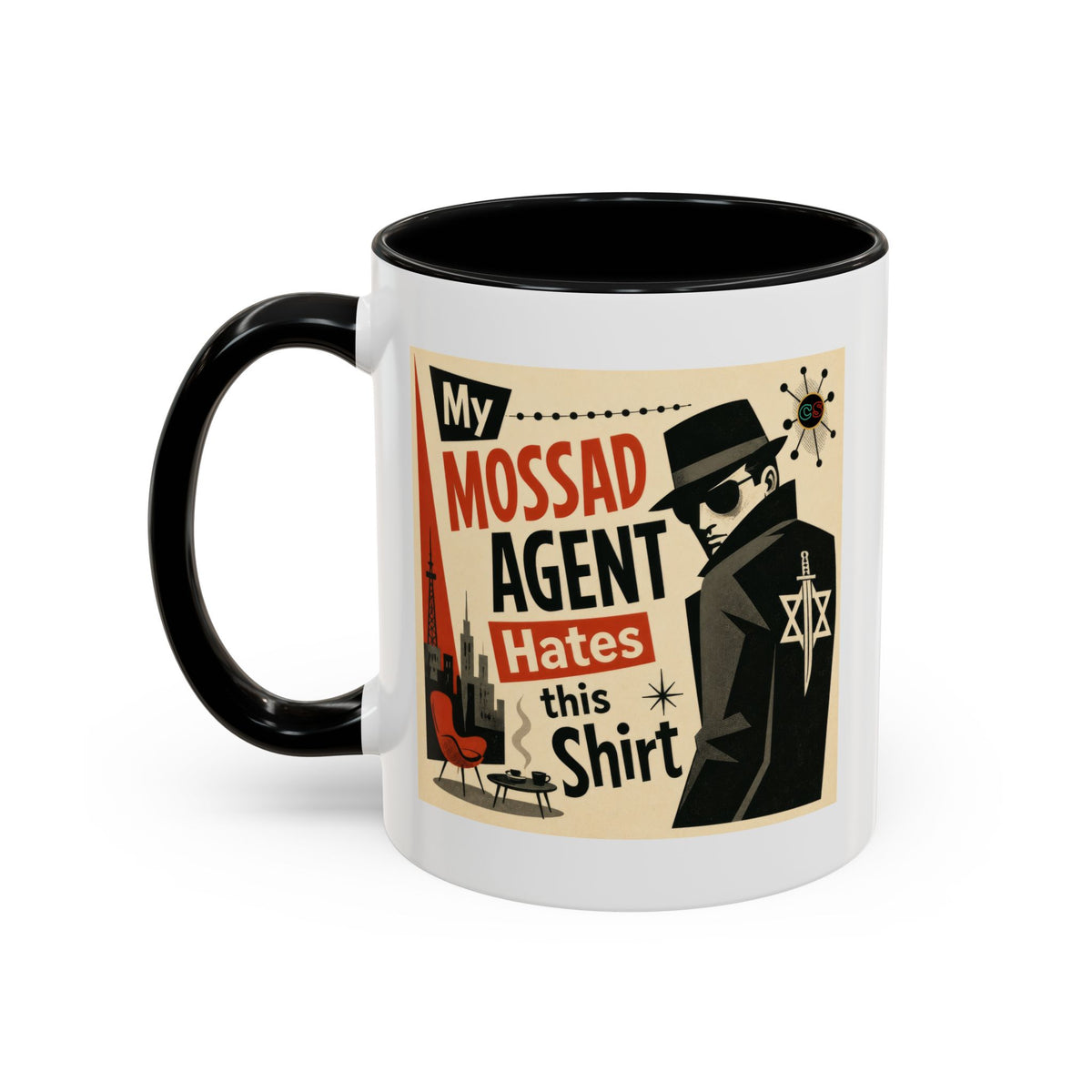 My Handler Hates This Shirt - Coffee Mug (11, 15oz) Cinema Siblings - But Who Influences Hollywood?