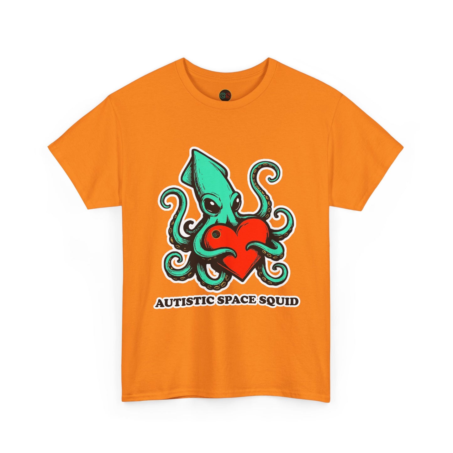 Autistic Space Squid Unisex Heavy Cotton Tee Cinema Siblings Galaxy Quest: The Search for Earnestness