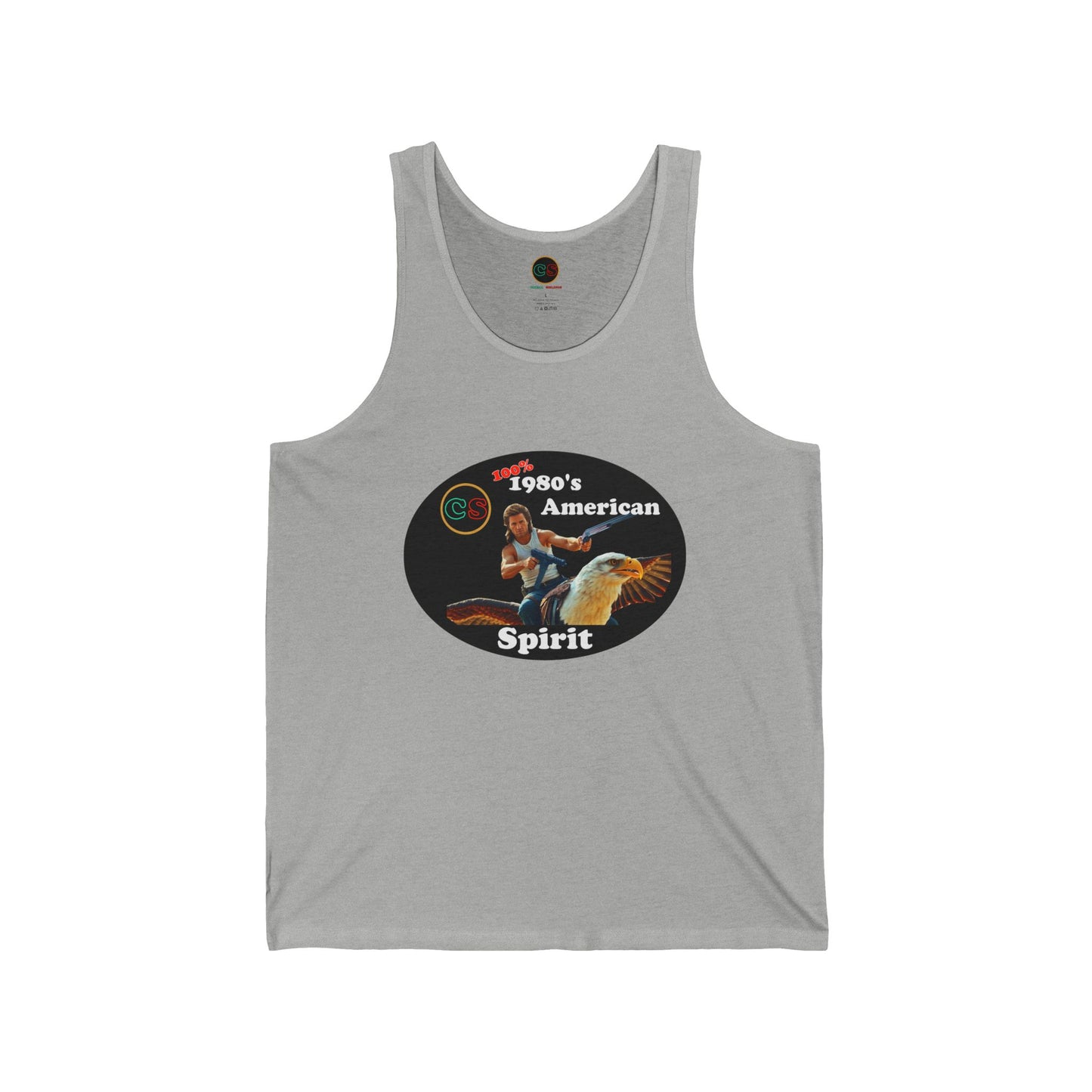 100% 1980s American Spirit Unisex Jersey Tank Cinema Siblings Episode Big Trouble in Little China - The MOST American Movie