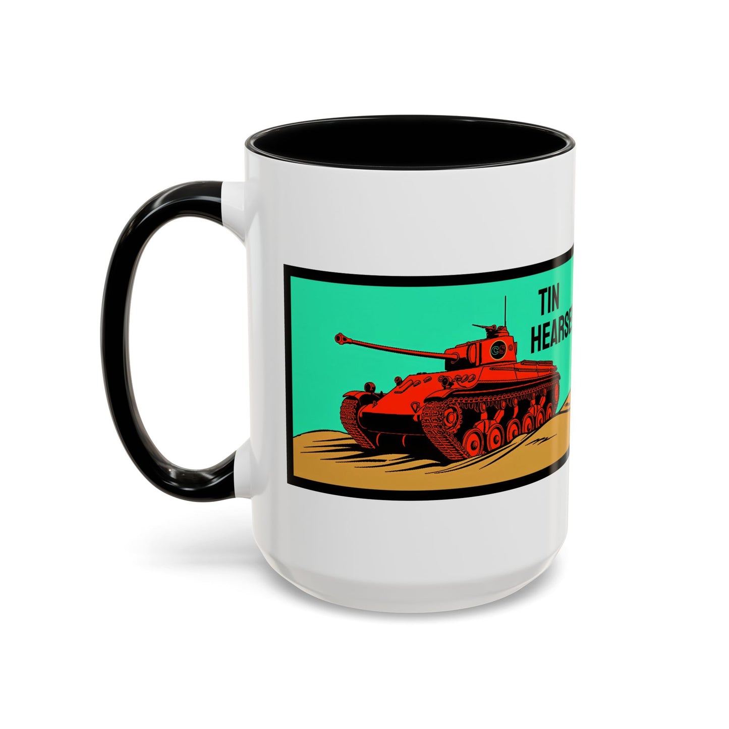 Tin Hearse! Coffee Mug (11, 15oz) Cinema Siblings Sahara (1942) - Moses or Aragon