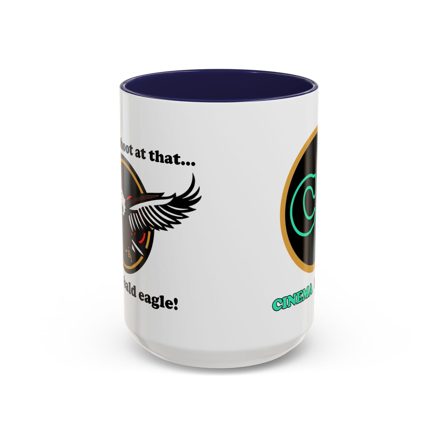 That's a Bald Eagle! Coffee Mug (11, 15oz) Cinema Siblings Peacemaker - Demeaning the Hero