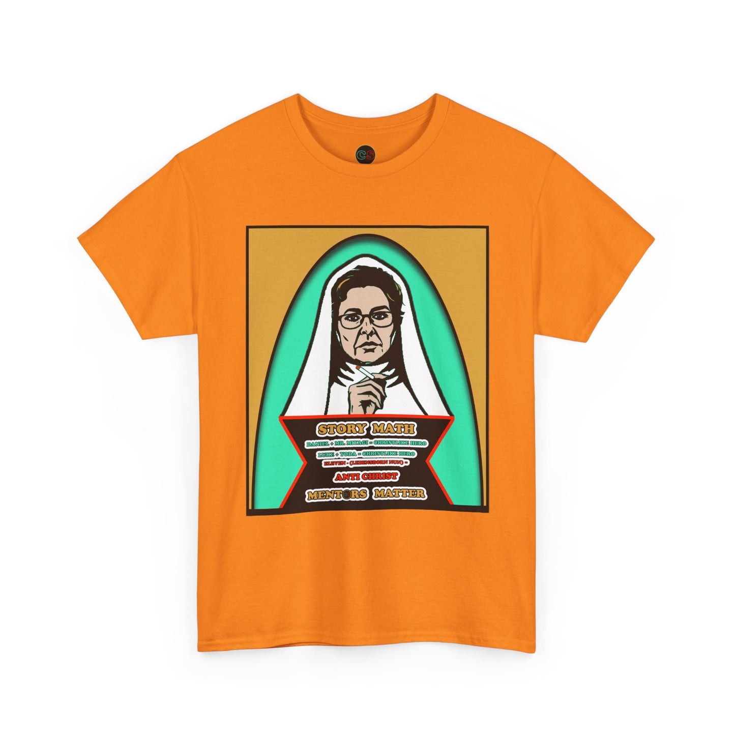 Mentors Matter - Unisex Heavy Cotton Tee Cinema Siblings - How Catholicism Could Have Saved Stranger Things