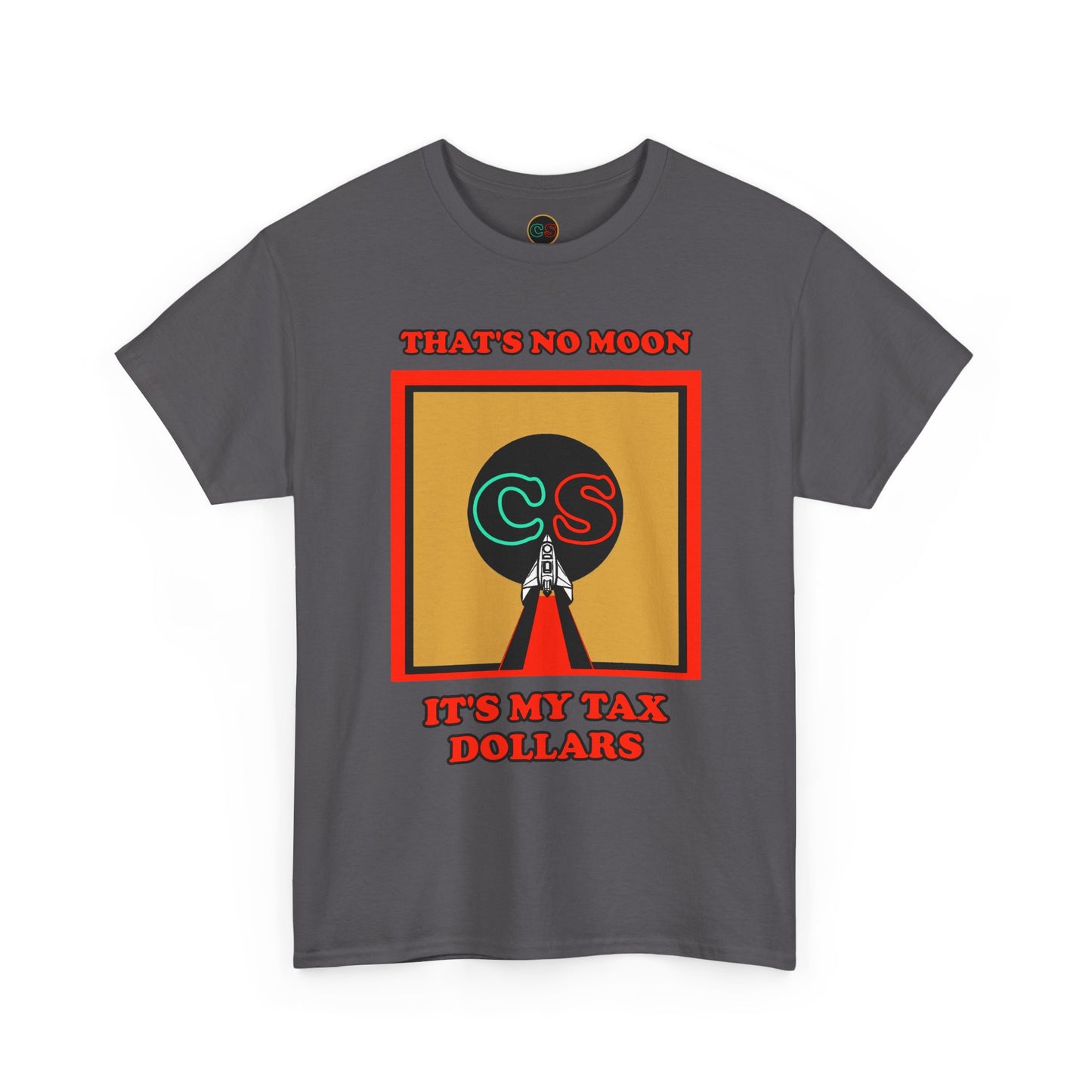 That's No Moon - Unisex Heavy Cotton Tee Cinema Siblings Happy Reviewers Compare Project Hail Mary Movie to the Book by Andy Weir