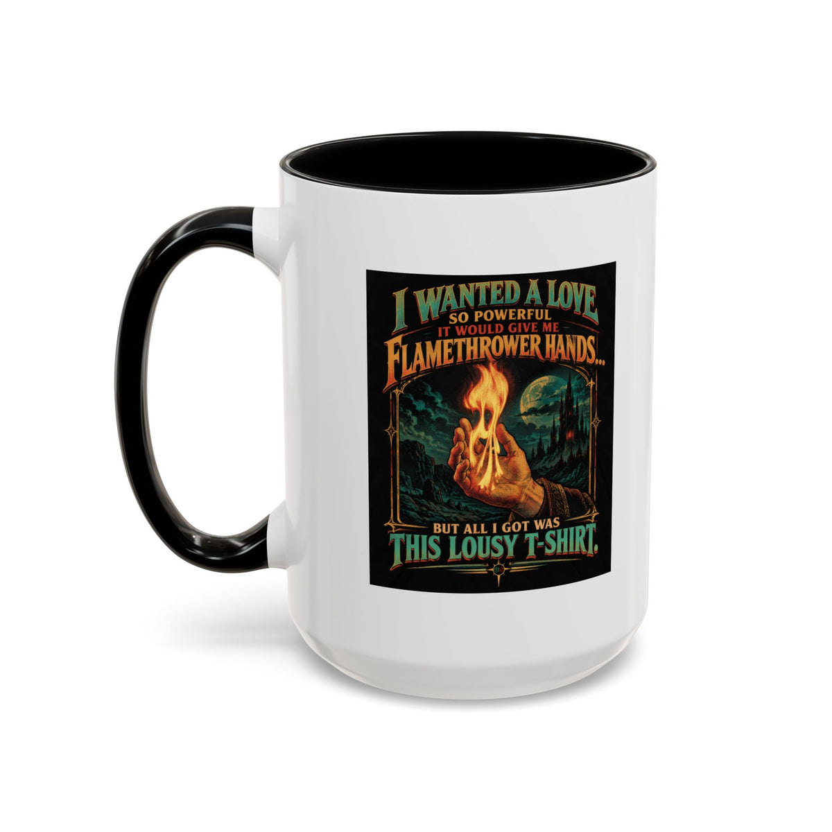 Flamethrower Love - Coffee Mug (11, 15oz) Cinema Siblings - Krull - The Forgotten Masterpiece That Got Love Marriage & Heroism RIGHT