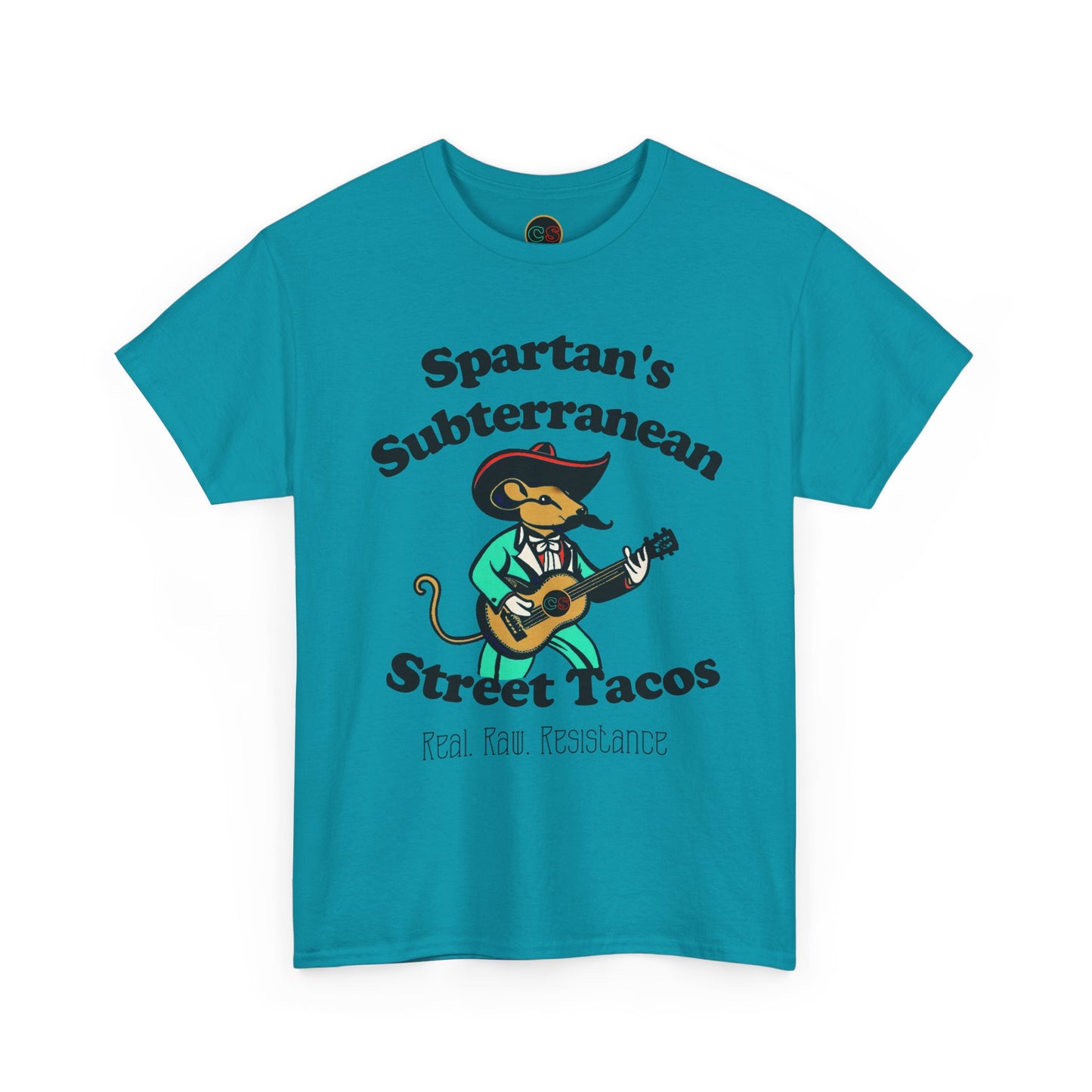 Spartan's Subterranean Tacos - Unisex Heavy Cotton Tee - Demolition Man Practically Prophesy