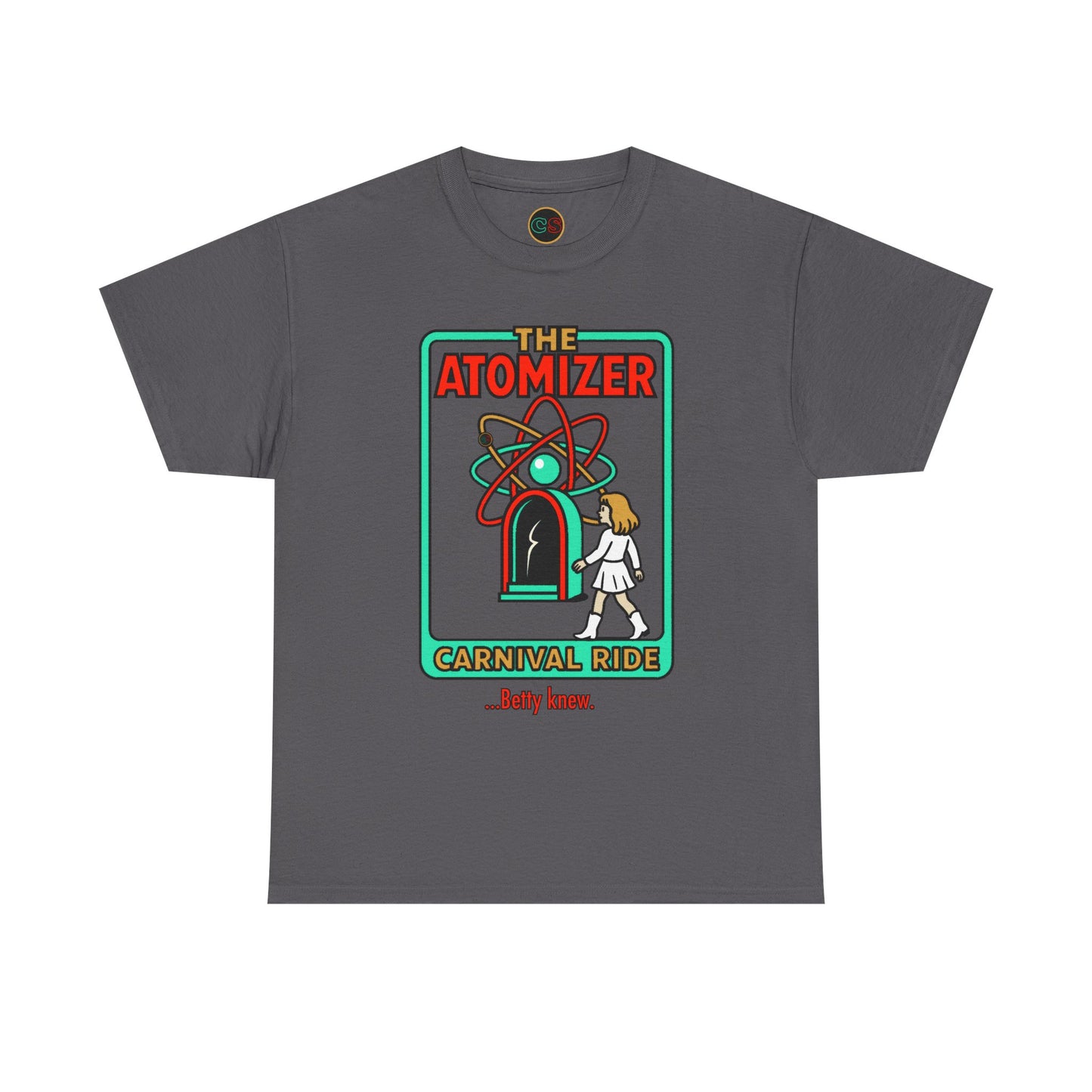 The Atomizer - Betty Knew - Unisex Heavy Cotton Tee - Splash, Mannequin & Weird Science 1980's Manic Pixie Dream Pygmalion