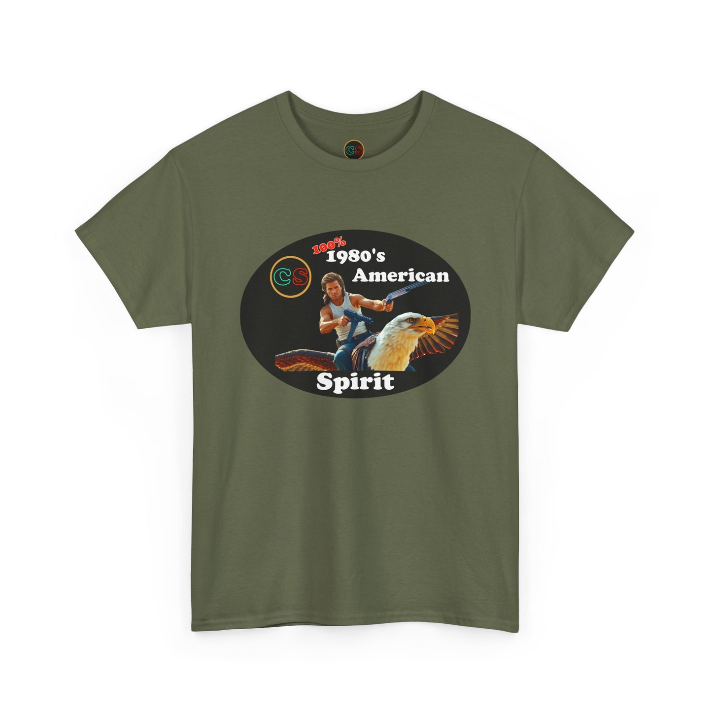 100% 1980s American Spirit Unisex Heavy Cotton Tee Cinema Siblings Episode Big Trouble in Little China - The MOST American Movie