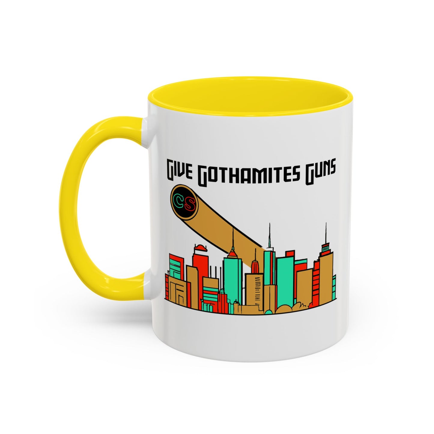 Give Gothamites Guns Accent Coffee Mug Cinema Siblings Episode Joker 2 - Anti-Anti-Hero