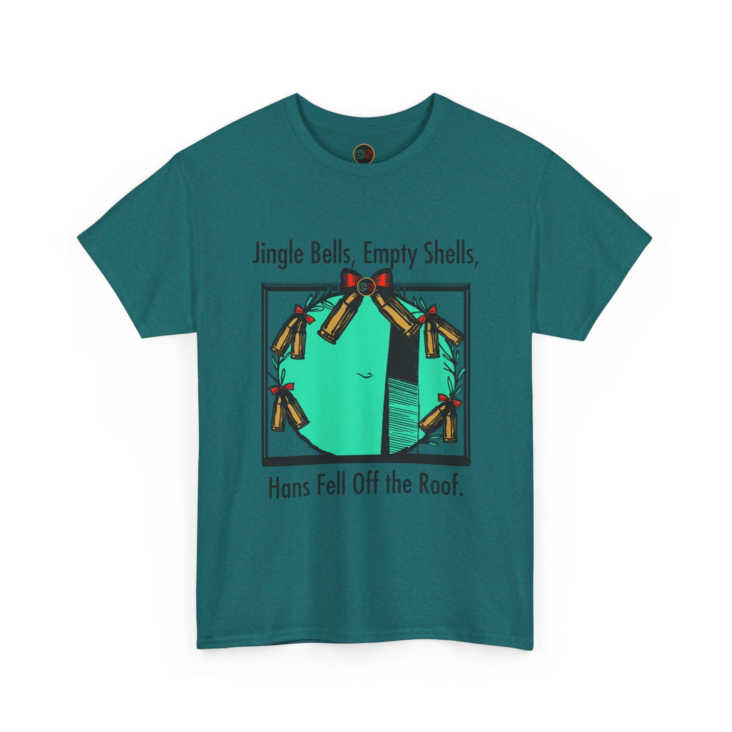 Jingle Shells Unisex Heavy Cotton Tee Cinema Siblings Episode Die Hard - Is Holly the Bad Guy?