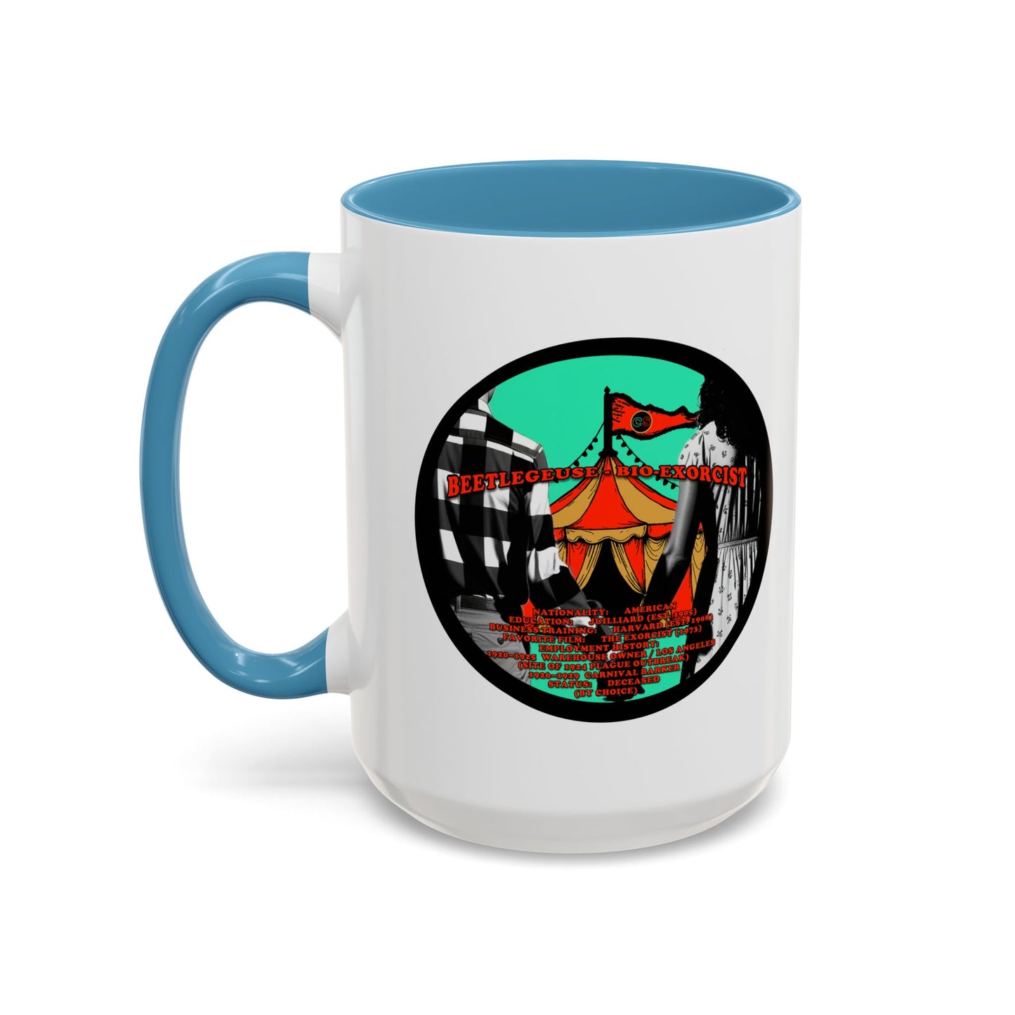 Demonic Resume Accent Coffee Mug Cinema Siblings Episode Beetlejuice Beetlejuice Malice for Motherhood