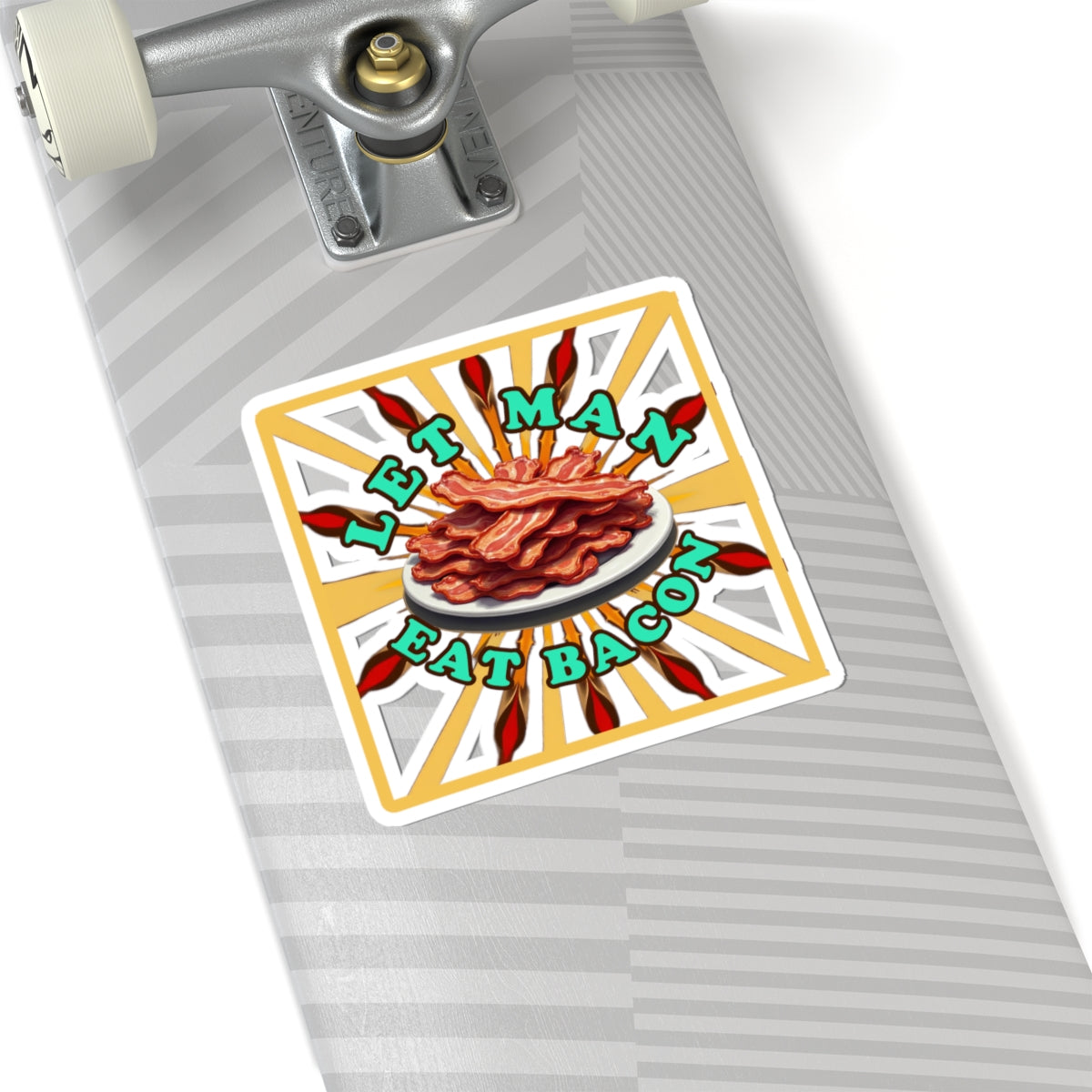 Let Man Eat Bacon - Cinema Siblings Stickers - Multiple Sizes - Stranger Things: Judging the Wheelers