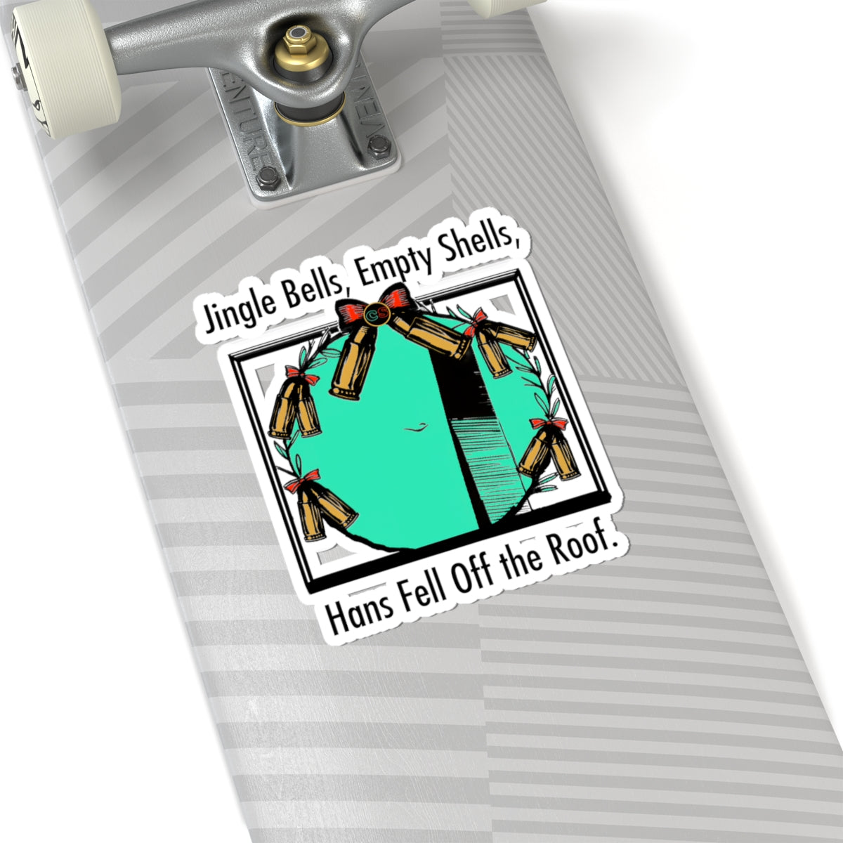 Jingle Shells - Cinema Siblings Stickers - Multiple Sizes -  Episode Die Hard - Is Holly the Bad Guy?