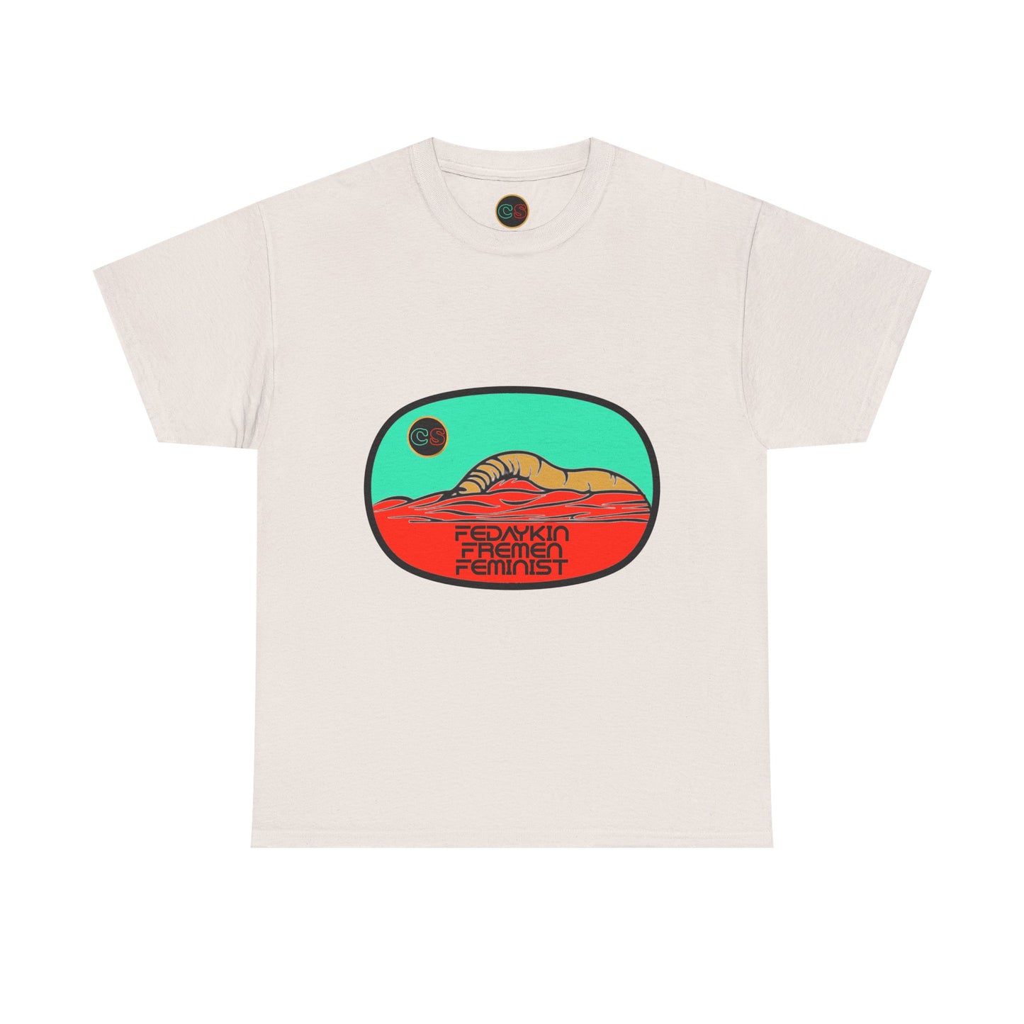 Sand Worm Surprise Unisex Heavy Cotton Tee Cinema Siblings Episode Dune - Lost in the Desert