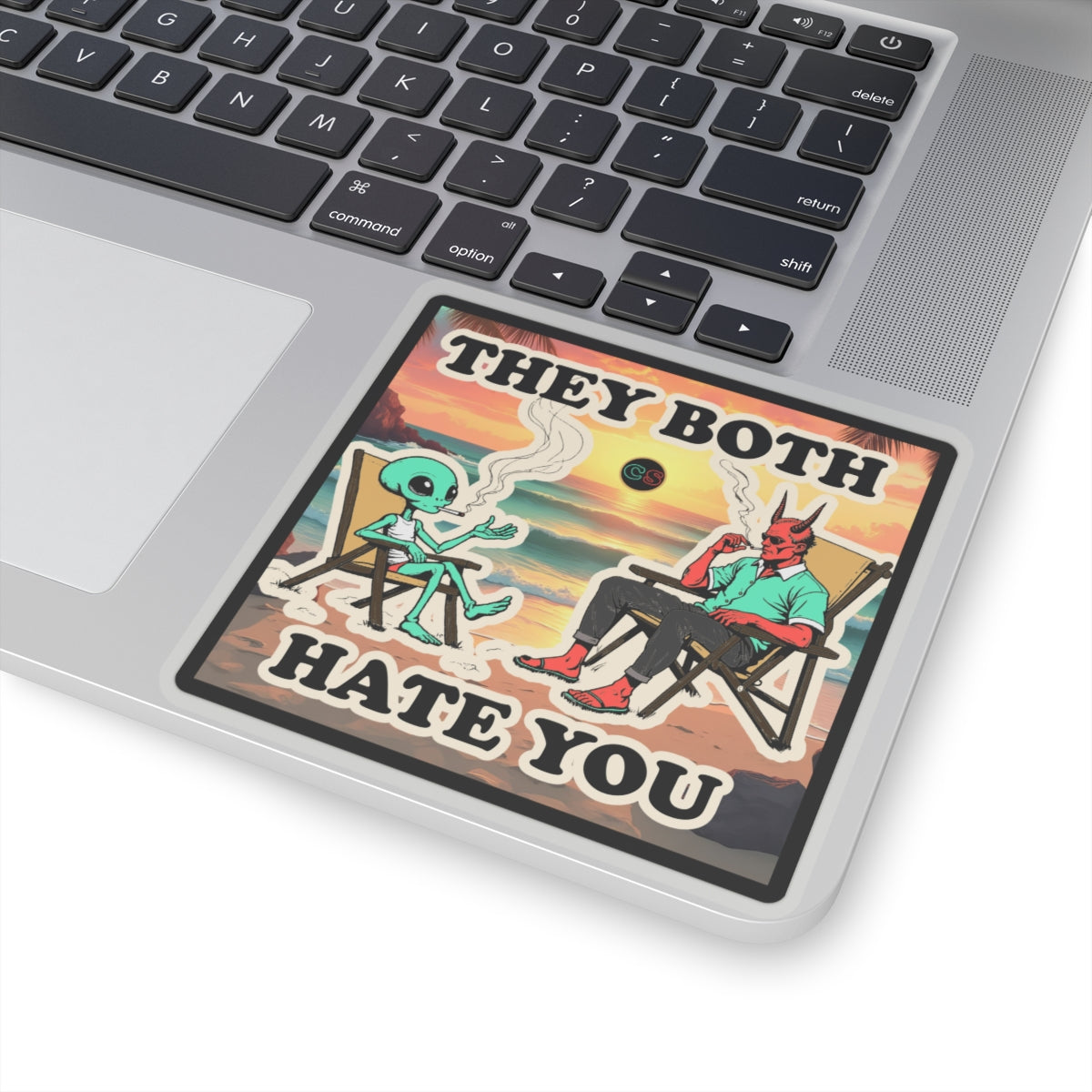 They Both Hate You - Cinema Siblings Stickers - Multiple Sizes - War Machine - Predictive Programming or Expensive Commercial?