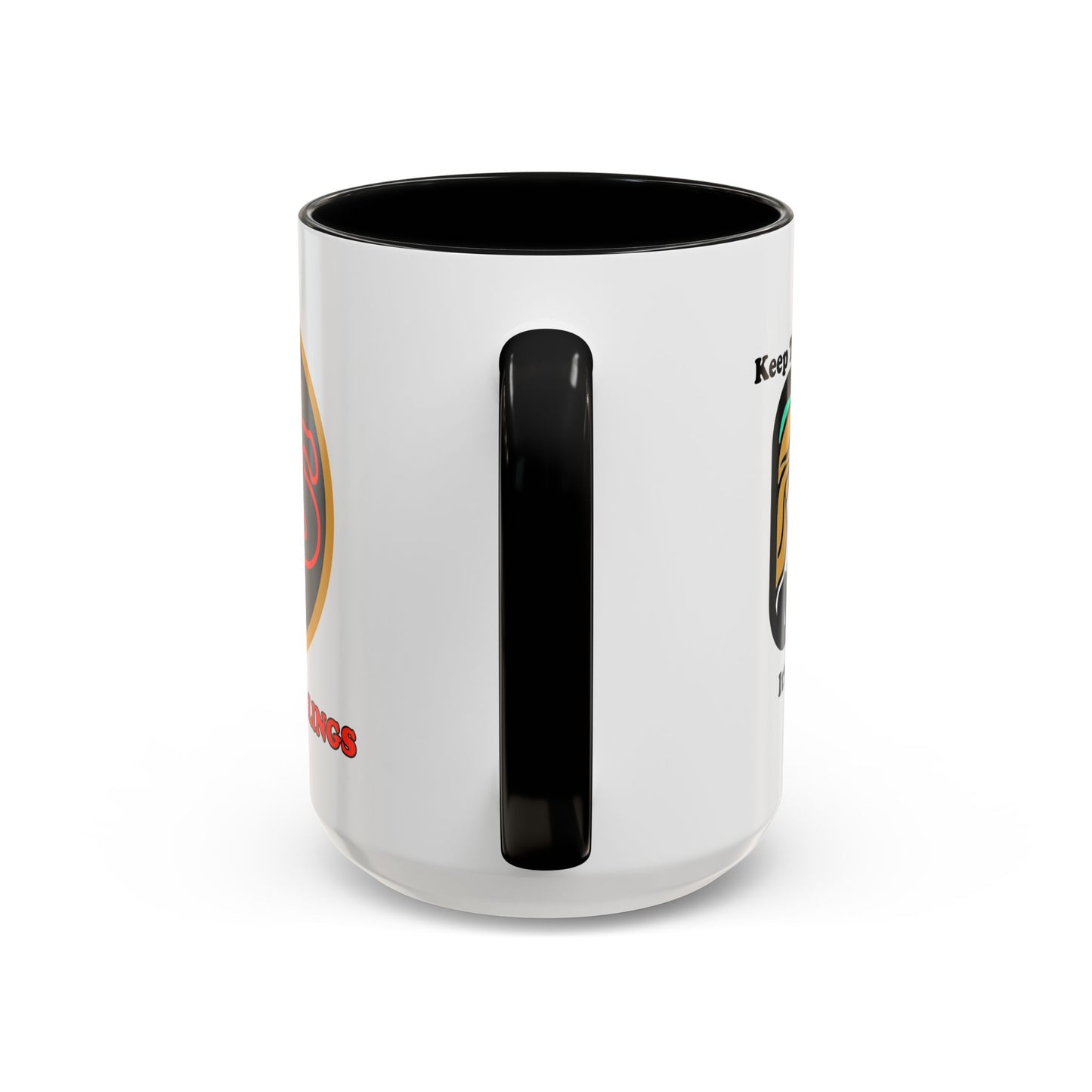 Keep the Helmet On Accent Coffee Mug Cinema Siblings Episode Dredd The Perfect Reboot