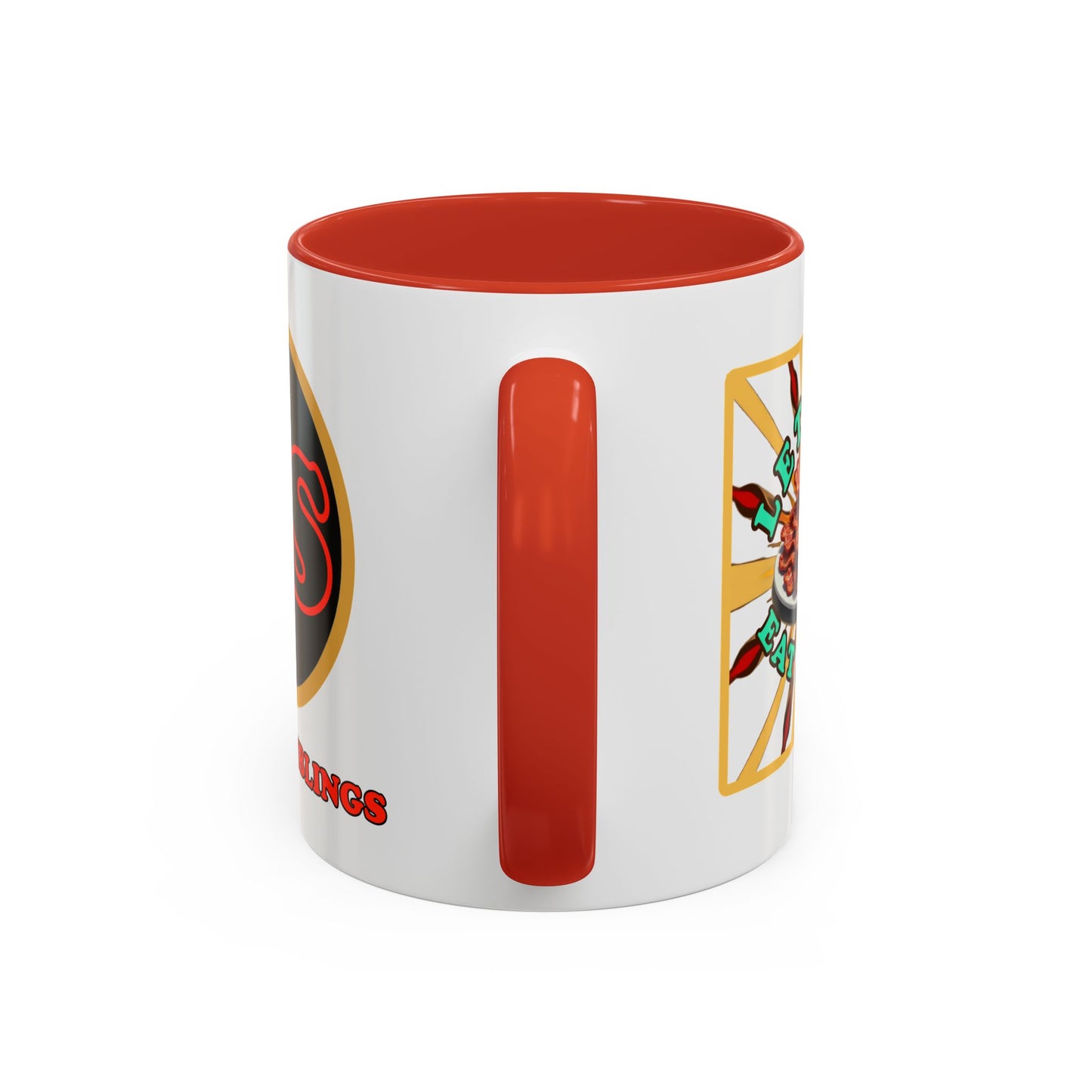 Let Man Eat Bacon - Coffee Mug (11, 15oz) Cinema Siblings - Stranger Things: Judging the Wheelers