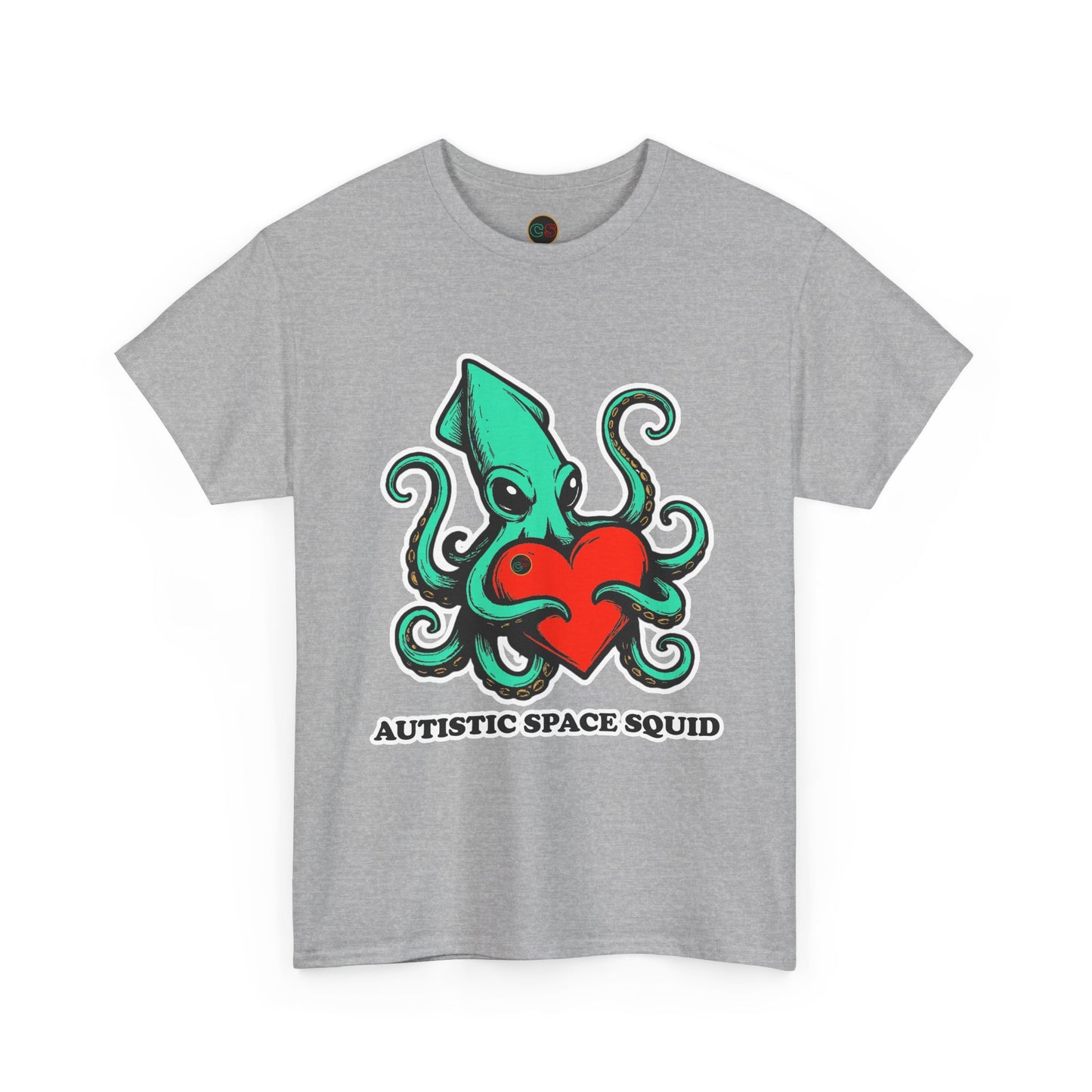 Autistic Space Squid Unisex Heavy Cotton Tee Cinema Siblings Galaxy Quest: The Search for Earnestness