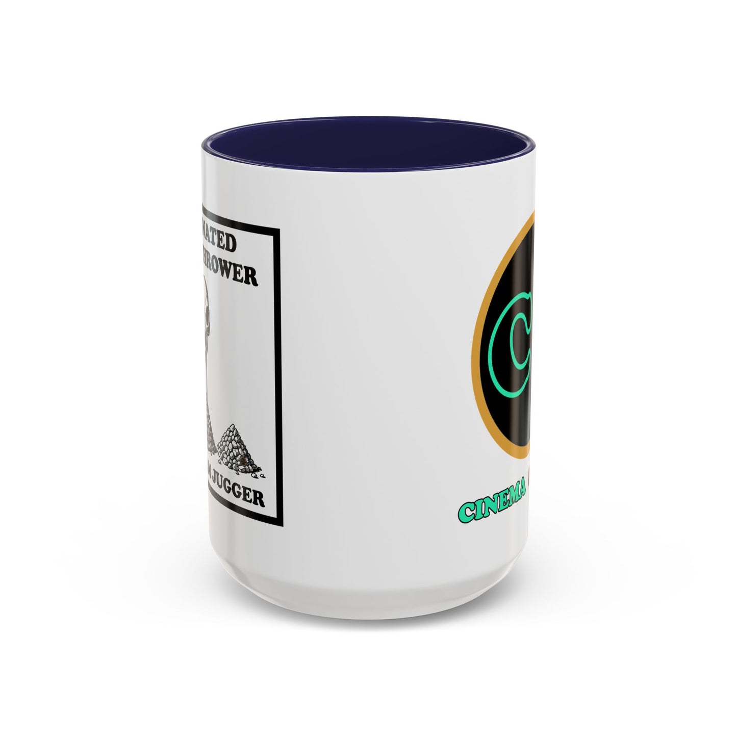 Designated Stone Thrower - Coffee Mug (11, 15oz) Cinema Siblings - The Blood of Heroes - A Post Apocalyptic Rose by Any Name
