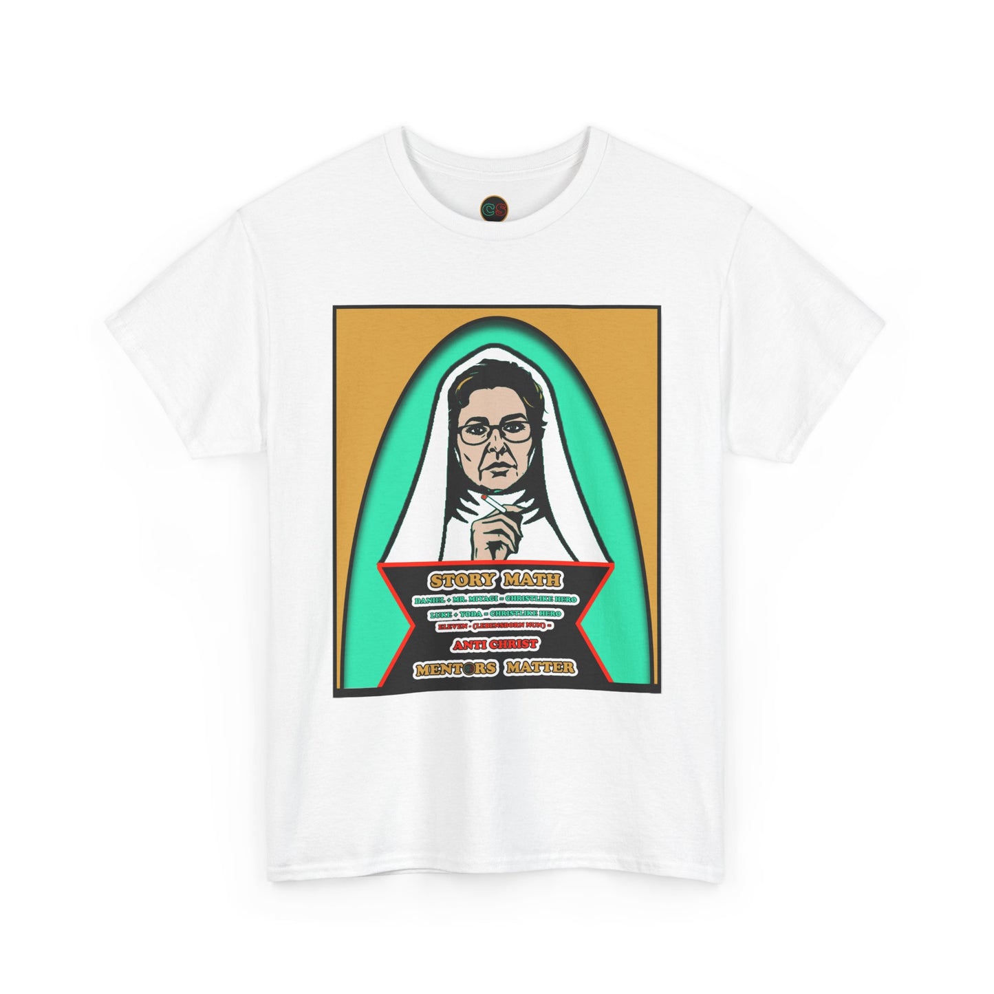Mentors Matter - Unisex Heavy Cotton Tee Cinema Siblings - How Catholicism Could Have Saved Stranger Things