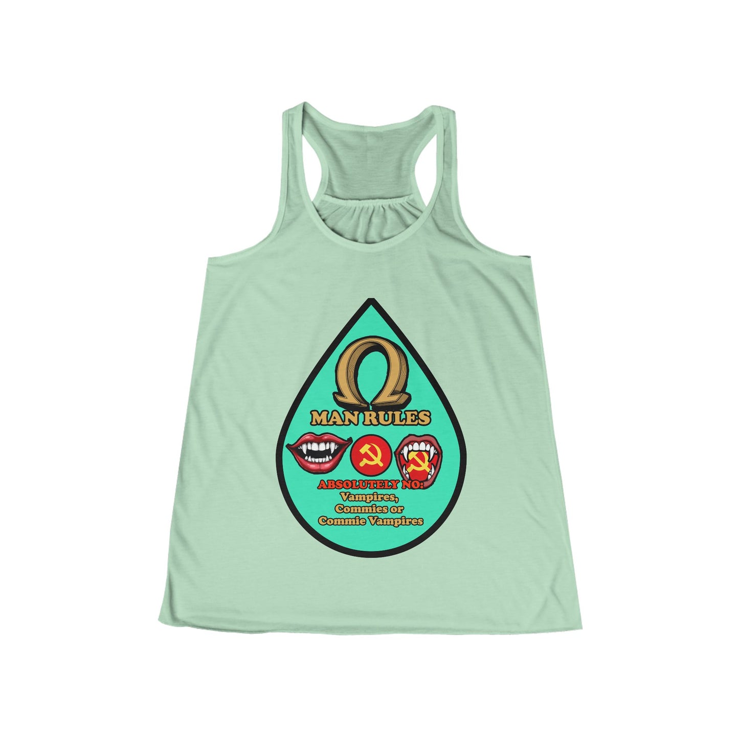 NO C*mmie Vamps Women's Flowy Racerback Tank Cinema Siblings I am Legend, Omega Man, Last Man on Earth: How One Book Spawned Three Movies