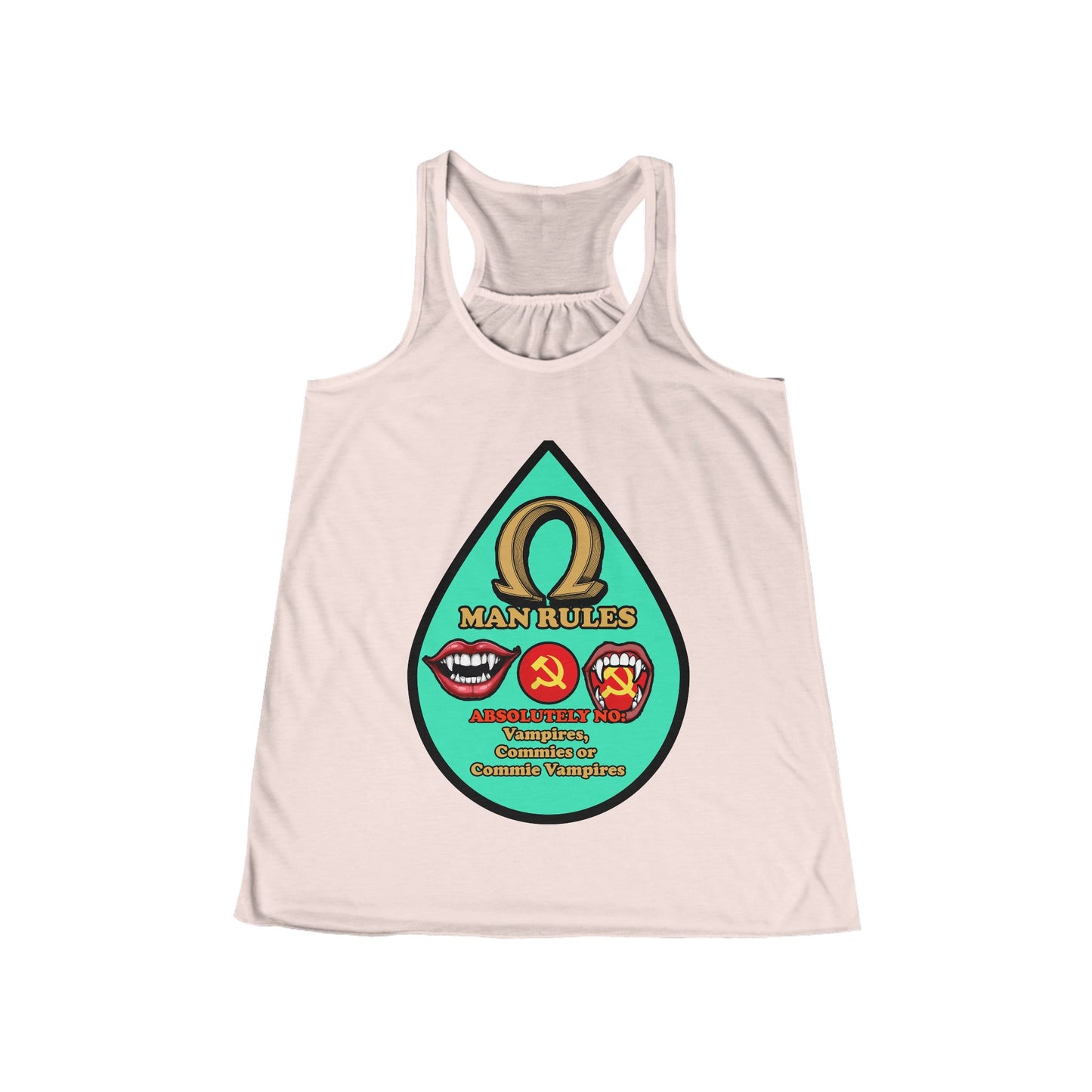 NO C*mmie Vamps Women's Flowy Racerback Tank Cinema Siblings I am Legend, Omega Man, Last Man on Earth: How One Book Spawned Three Movies