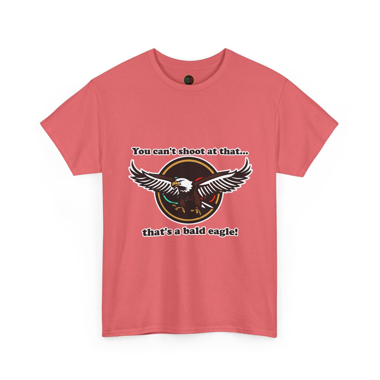 That's a Bald Eagle! Unisex Heavy Cotton Tee Cinema Siblings Peacemaker - Demeaning the Hero