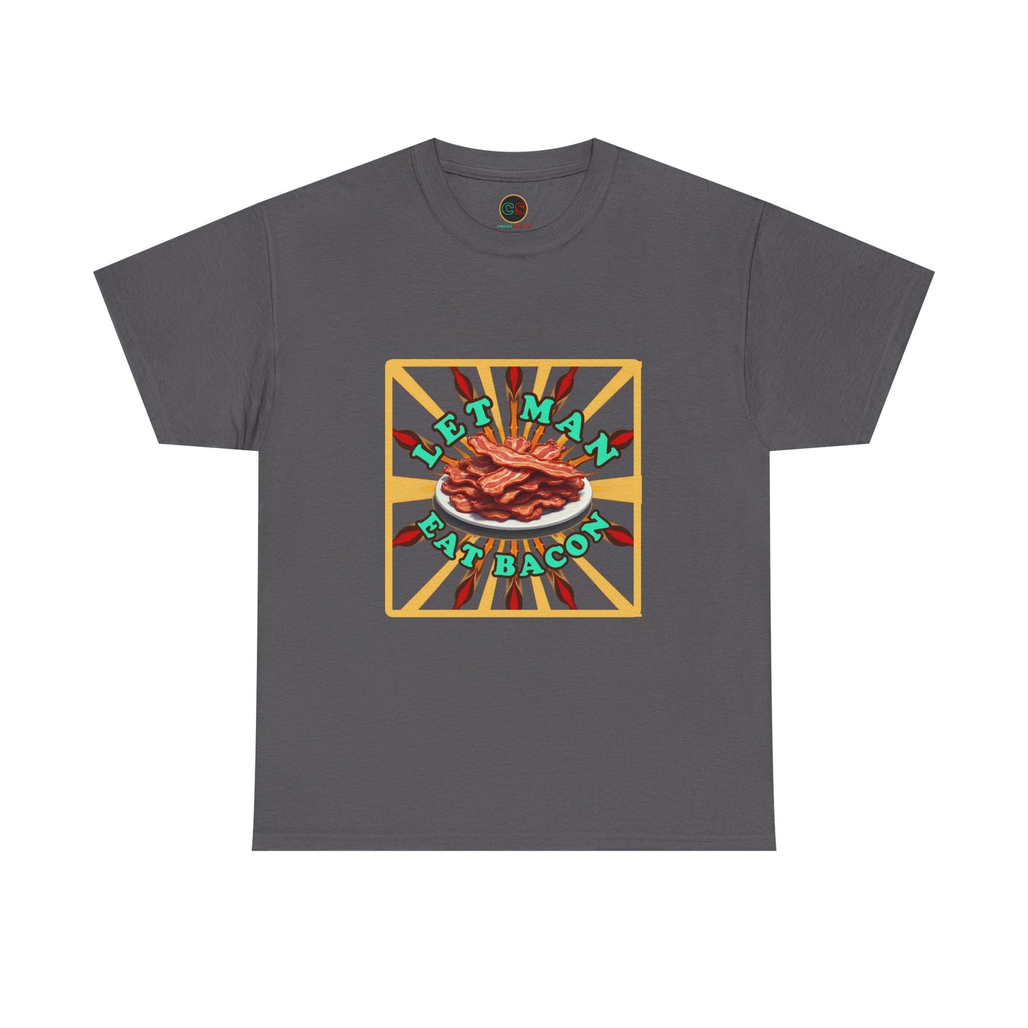 Let Man Eat Bacon - Unisex Heavy Cotton Tee Cinema Siblings - Stranger Things: Judging the Wheelers