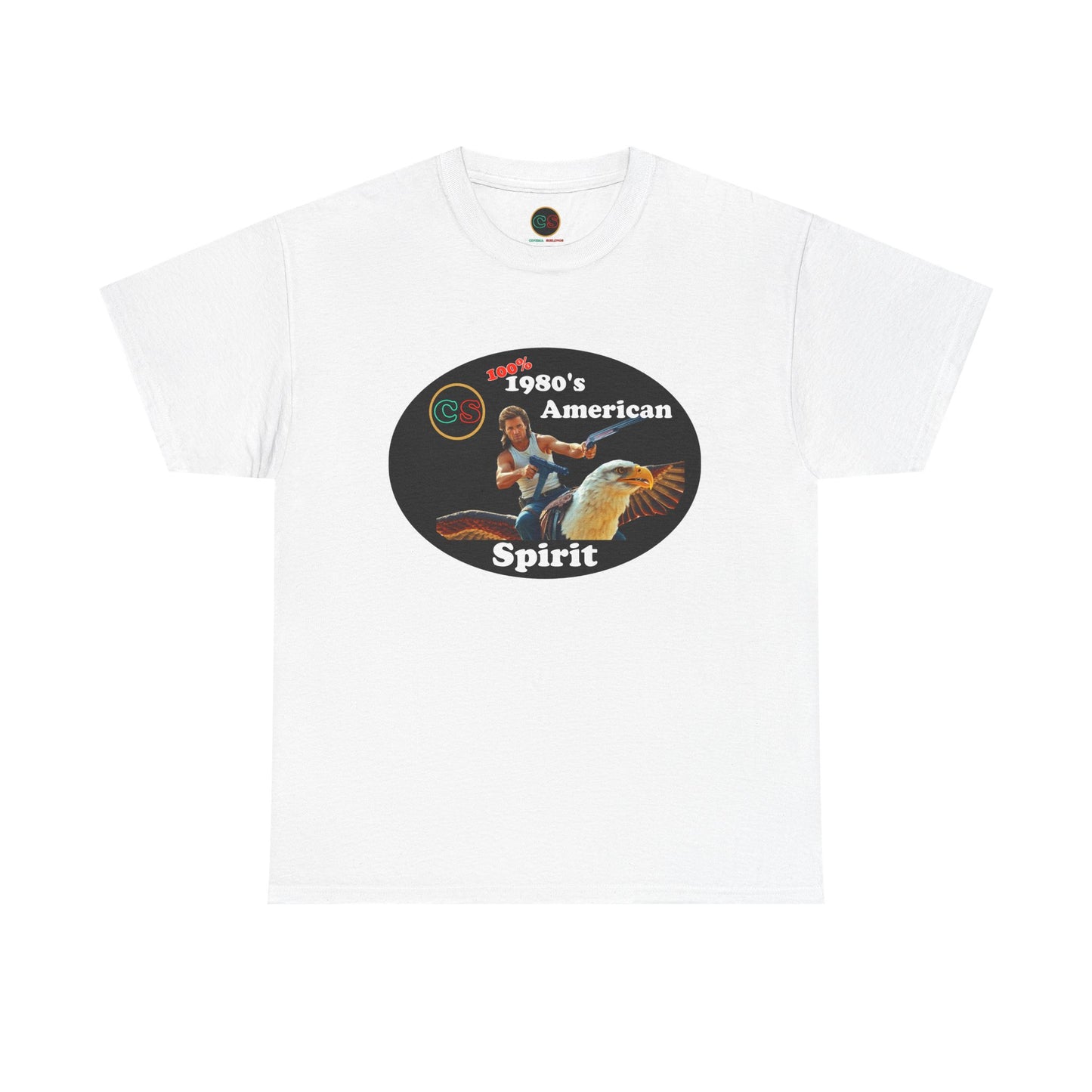 100% 1980s American Spirit Heavy Cotton Tee Cinema Siblings Big Trouble in Little China - The MOST American Movie