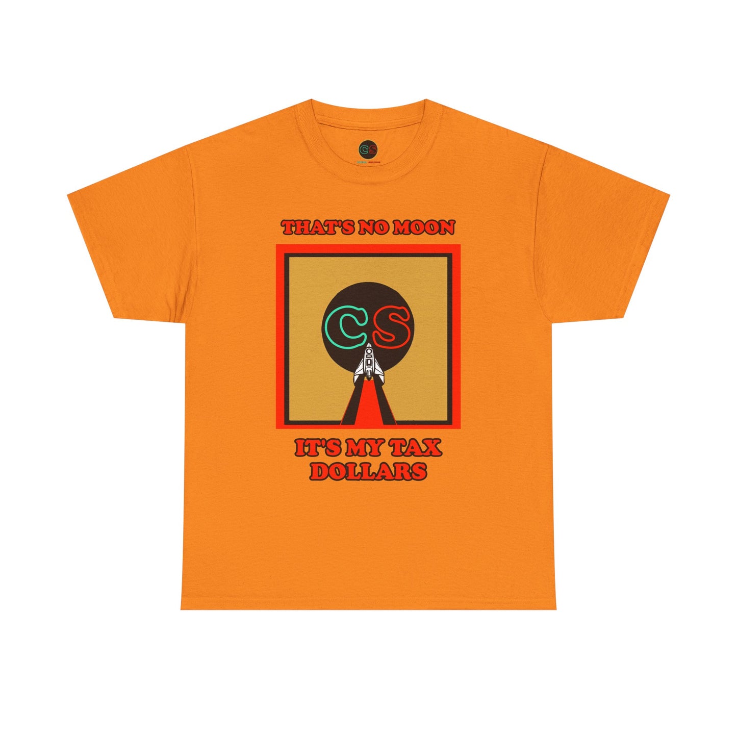 That's No Moon - Unisex Heavy Cotton Tee Cinema Siblings Happy Reviewers Compare Project Hail Mary Movie to the Book by Andy Weir
