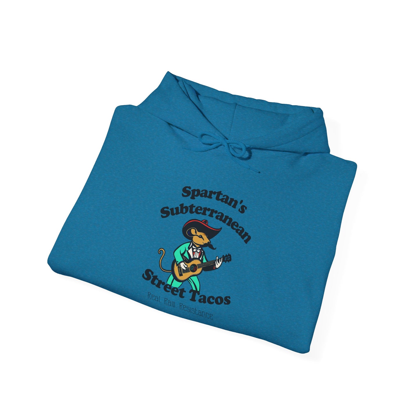 Spartan's Subterranean Tacos Unisex Heavy Blend™ Hooded Sweatshirt Demolition Man Practically Prophesy