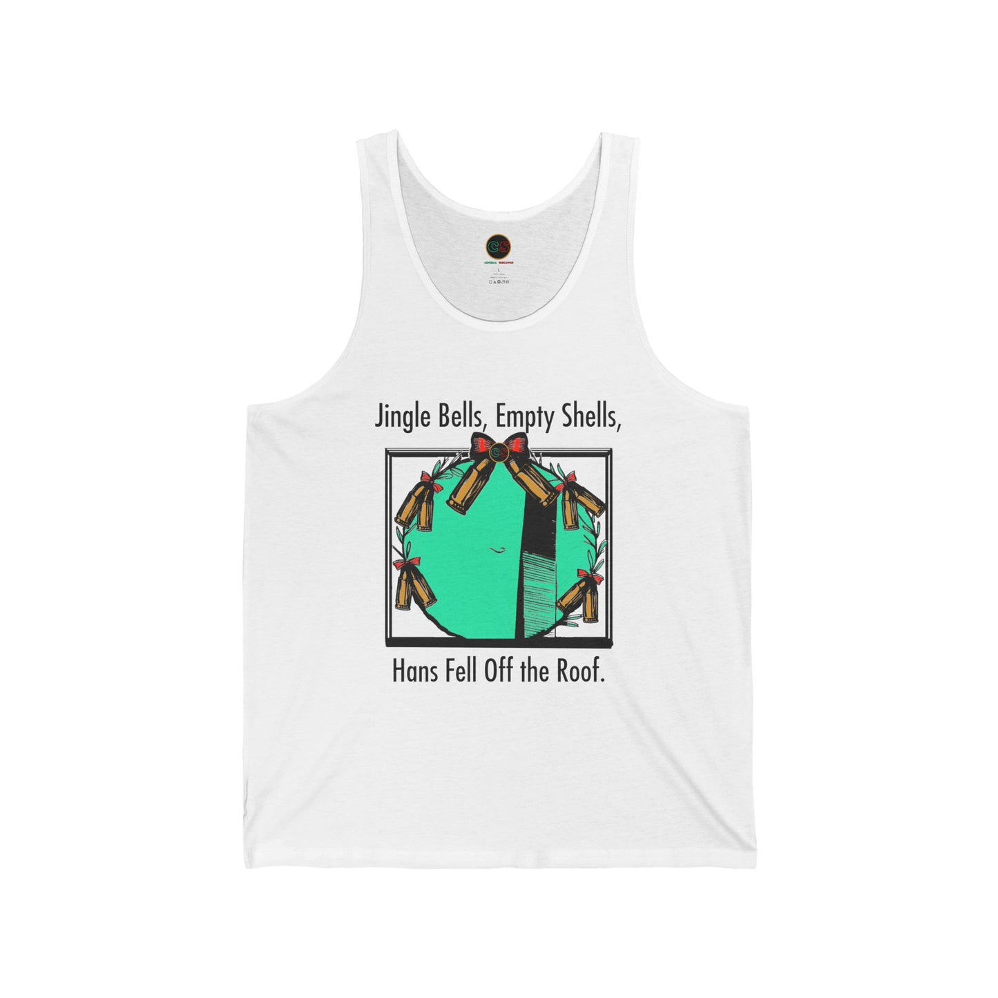 Jingle Shells Unisex Jersey Tank Cinema Siblings Episode Die Hard - Is Holly the Bad Guy?