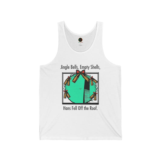 Jingle Shells Unisex Jersey Tank Cinema Siblings Episode Die Hard - Is Holly the Bad Guy?