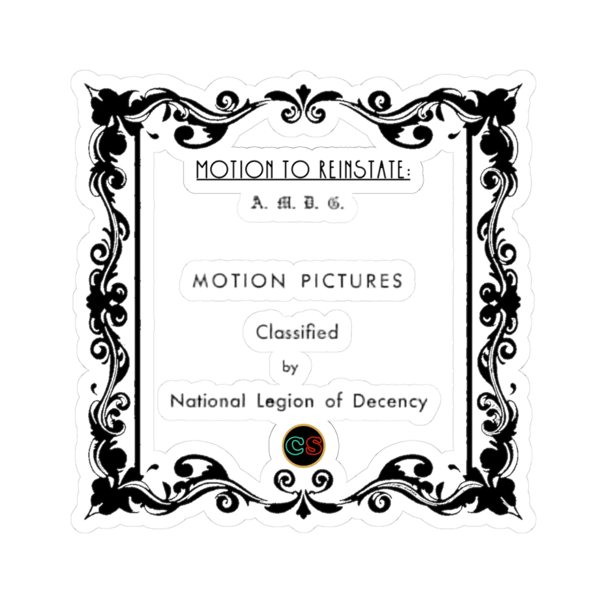 League of Decency - Cinema Siblings Stickers - Multiple Sizes - The Gay Gaze - How Hollywood Lost Touch with Audience Values