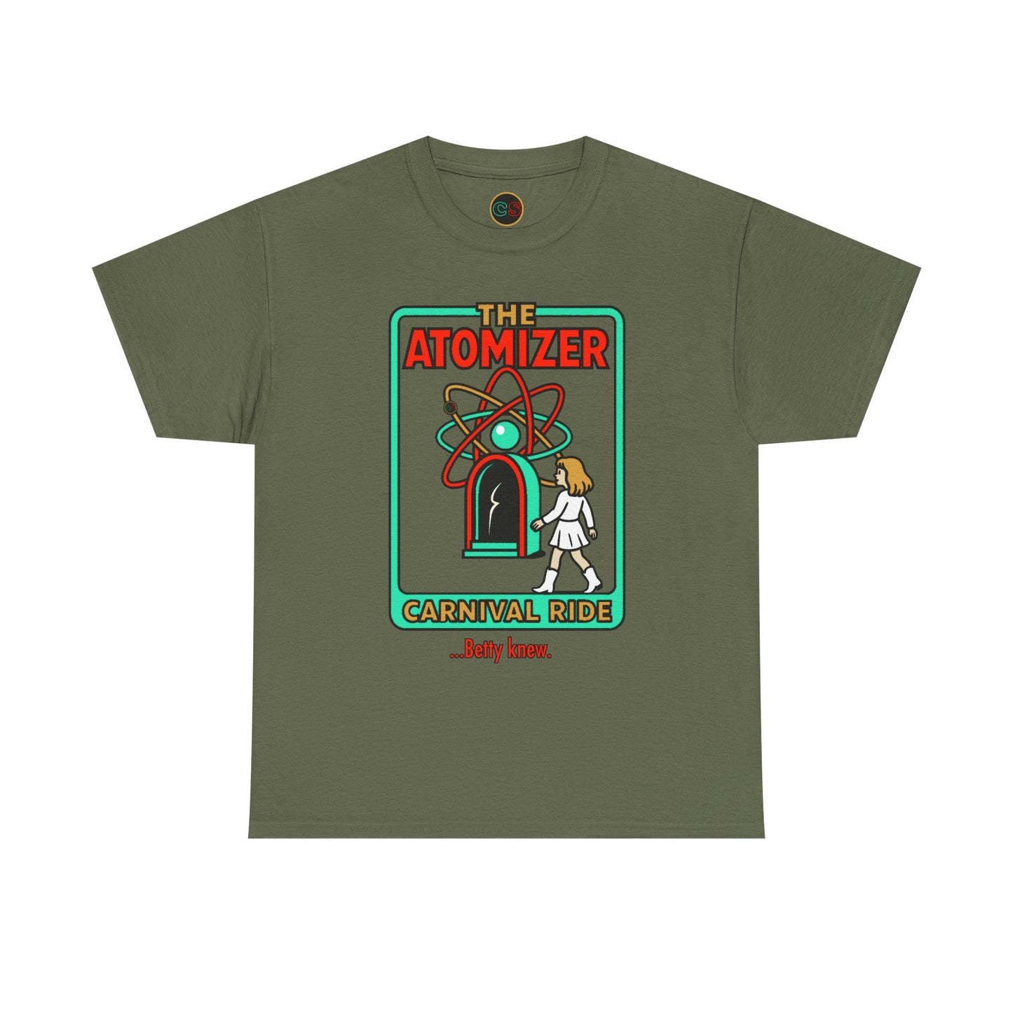 The Atomizer - Betty Knew - Unisex Heavy Cotton Tee - Splash, Mannequin & Weird Science 1980's Manic Pixie Dream Pygmalion