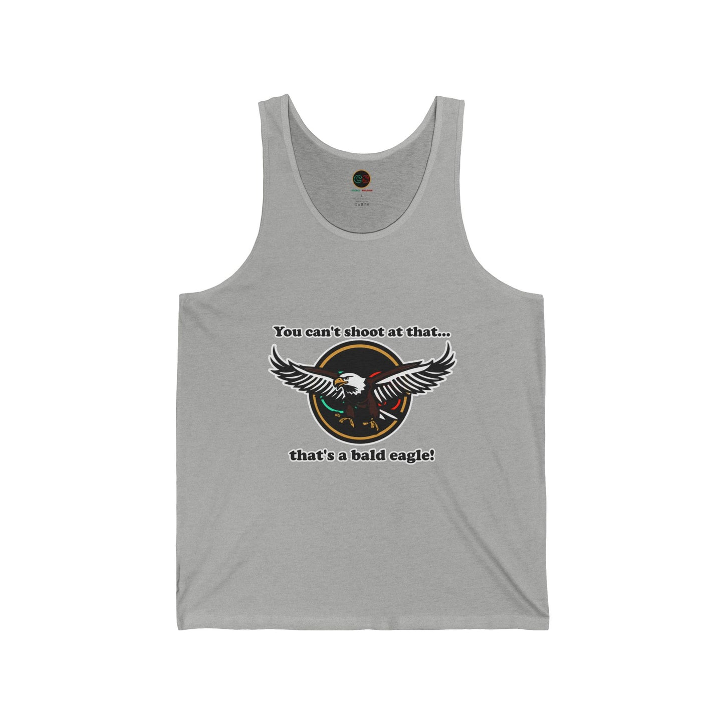 That's a Bald Eagle! Unisex Jersey Tank Cinema Siblings Peacemaker - Demeaning the Hero